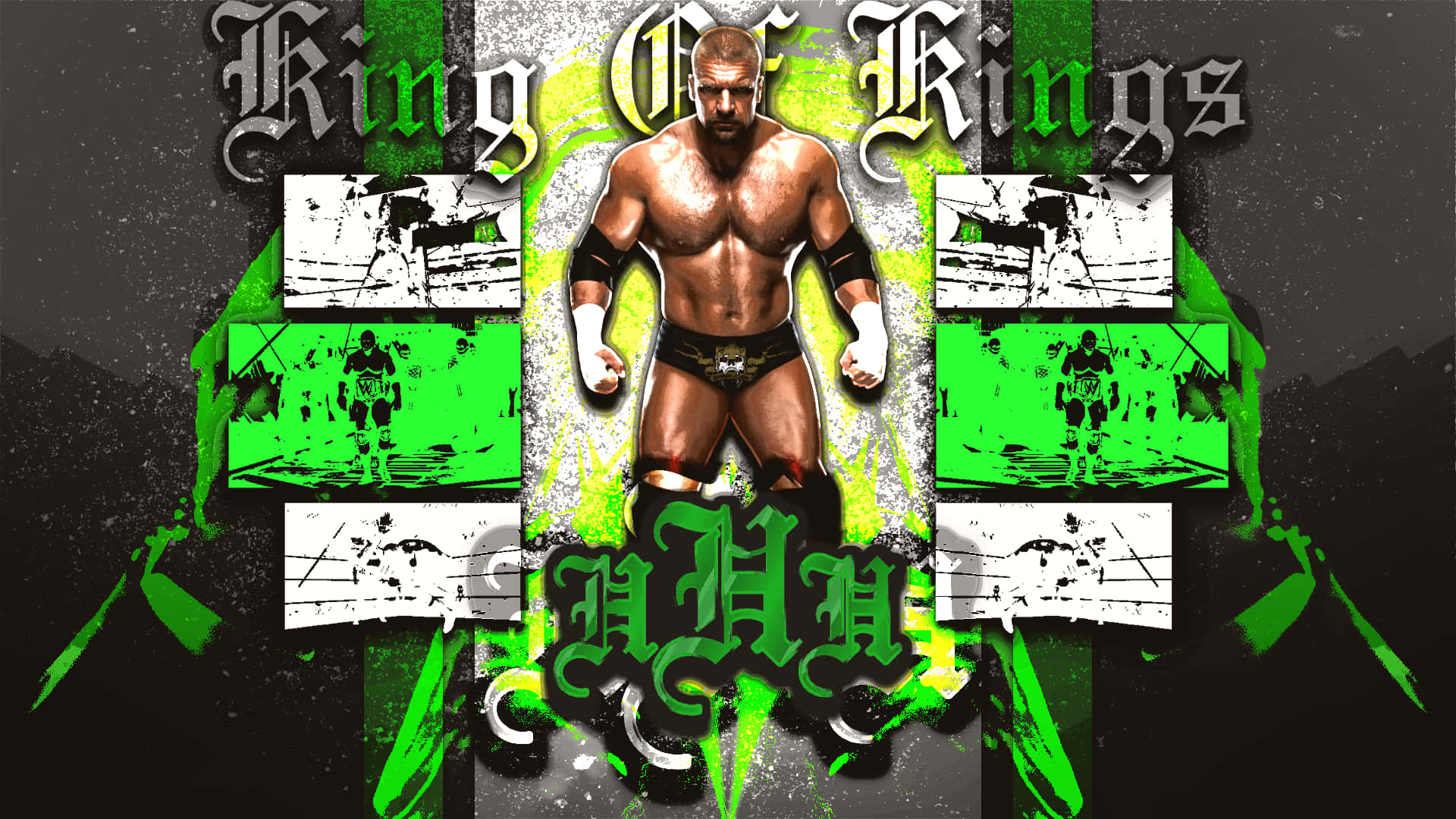 Triple H King Of Kings Background