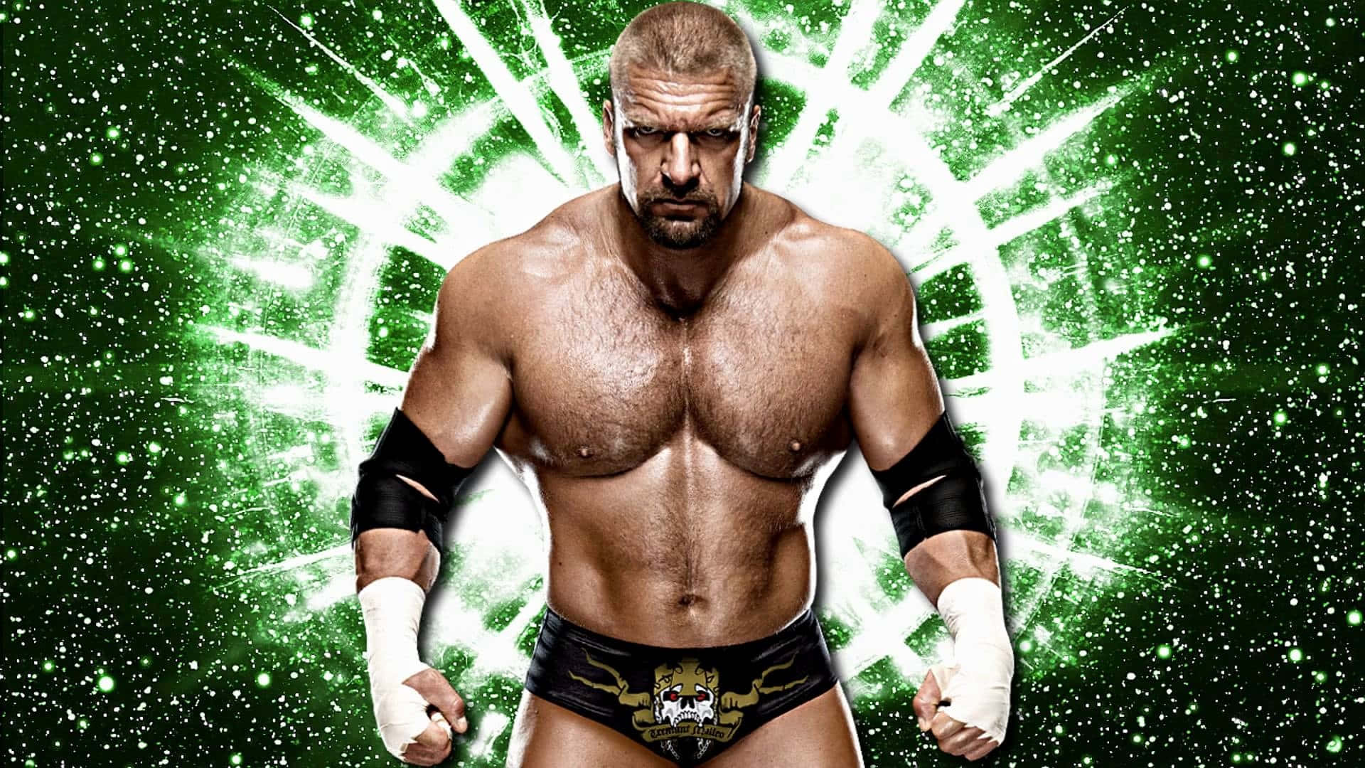 Triple H Neon Green Graphic