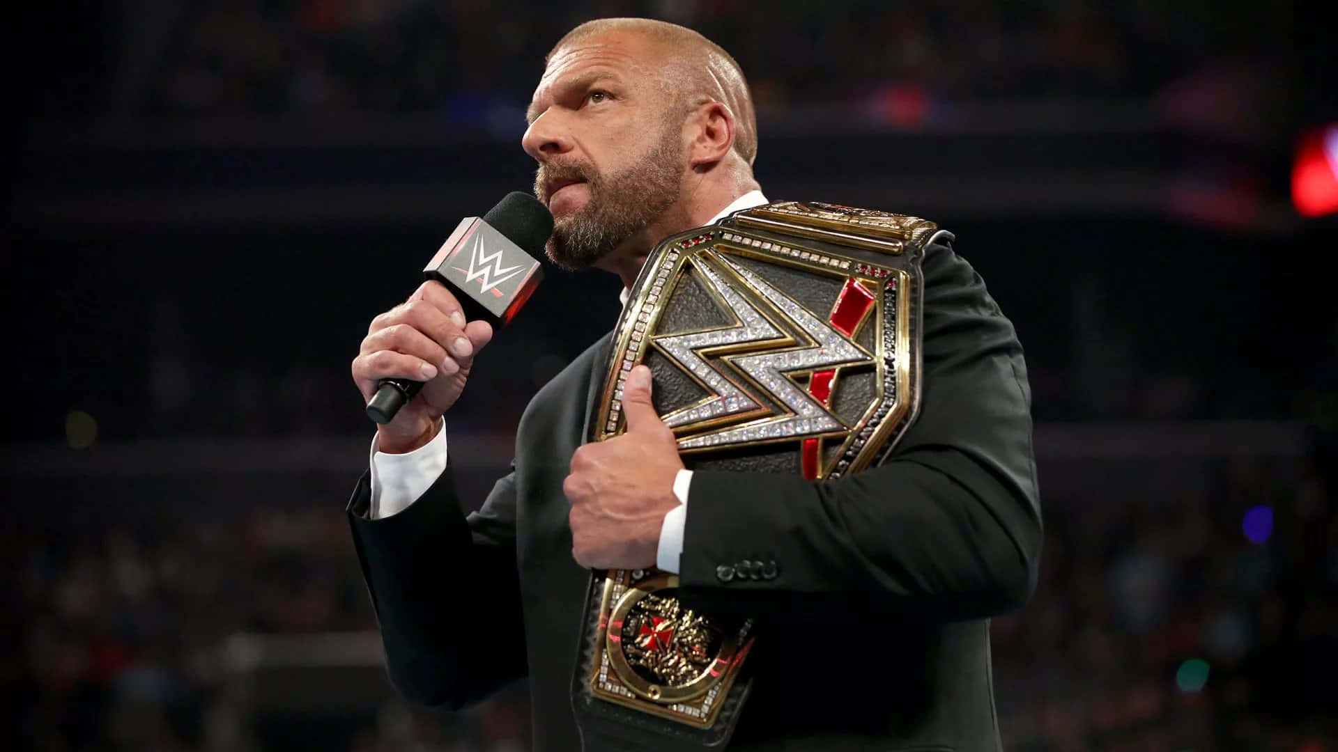 Triple H Speaking Celebratory Speech