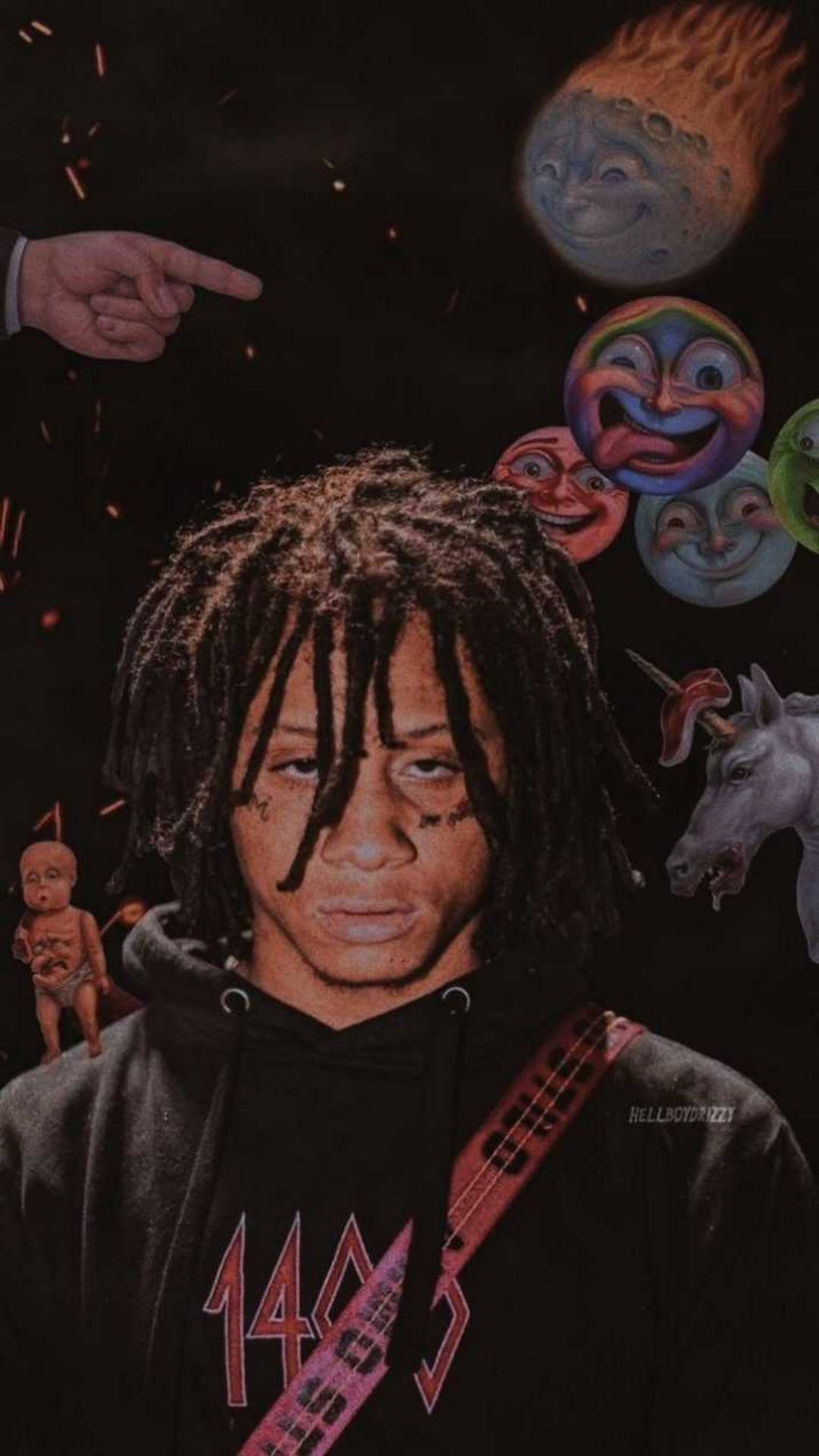 Trippie Redd Fierce Background