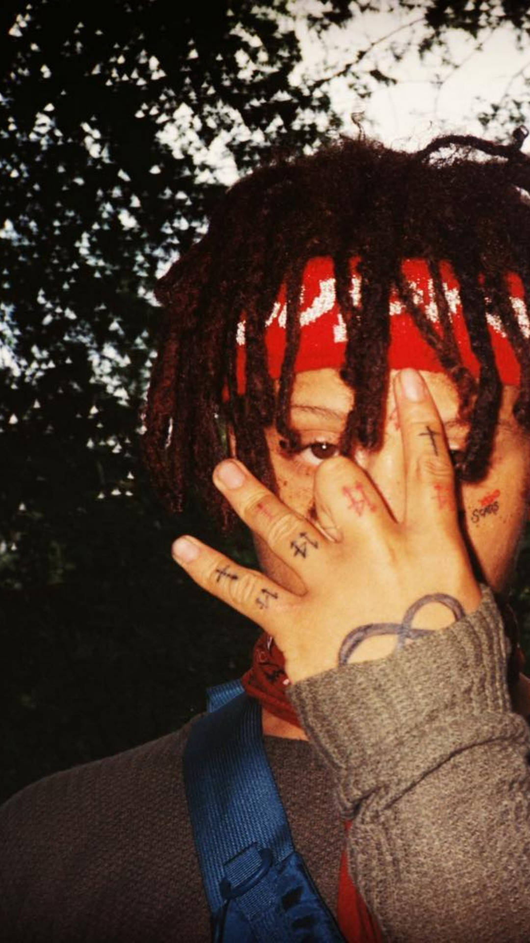 Trippie Redd Flash Photography Background