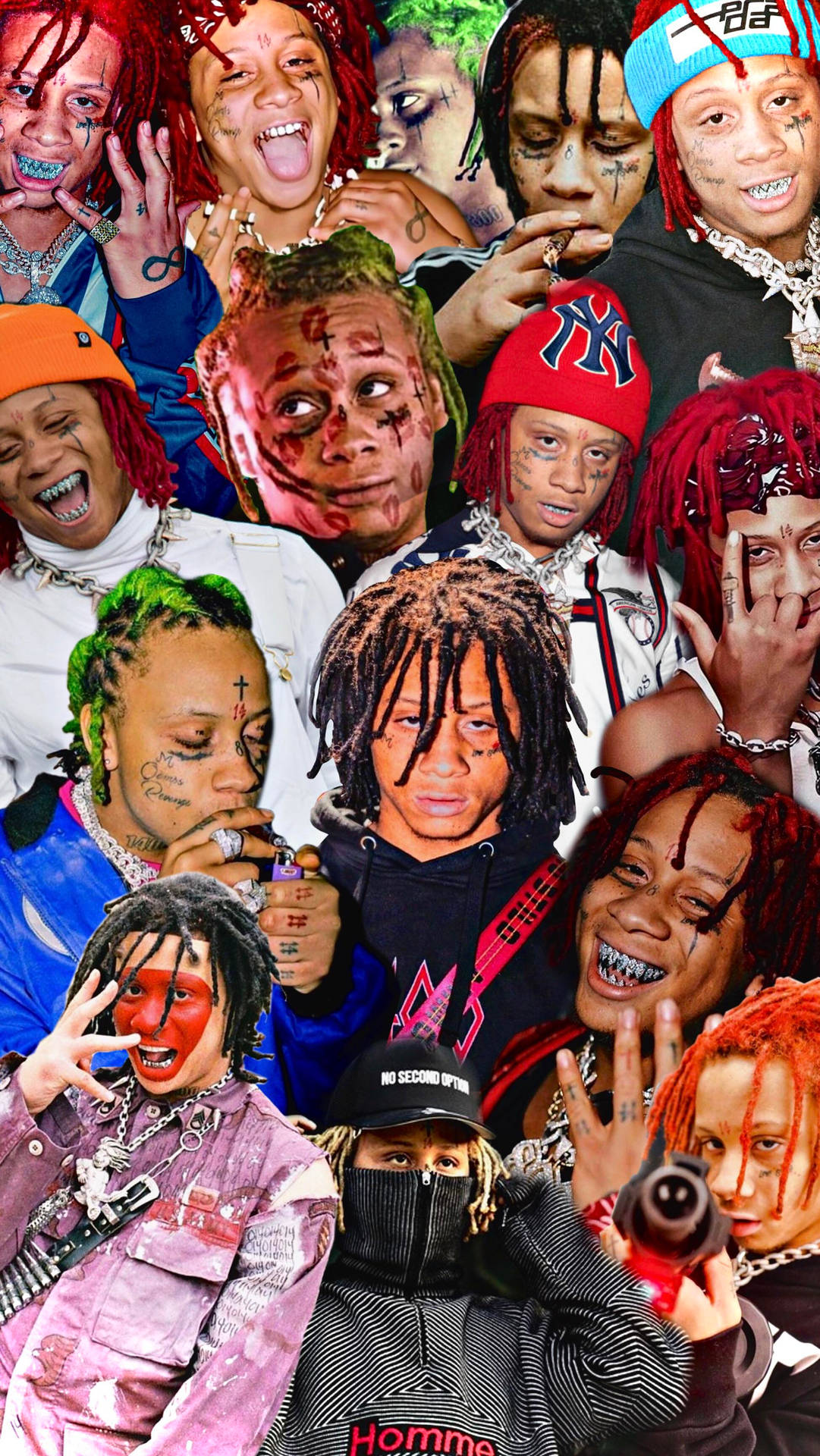 Trippie Redd Photo Collage