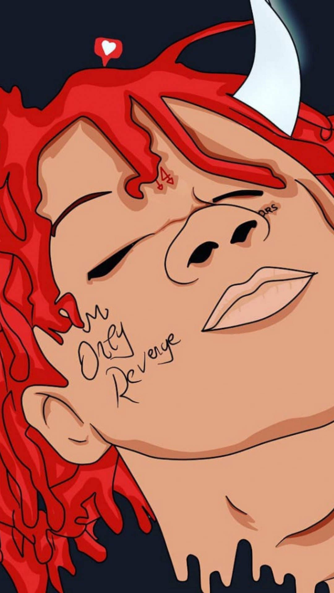 Trippie Redd Vector Art Background