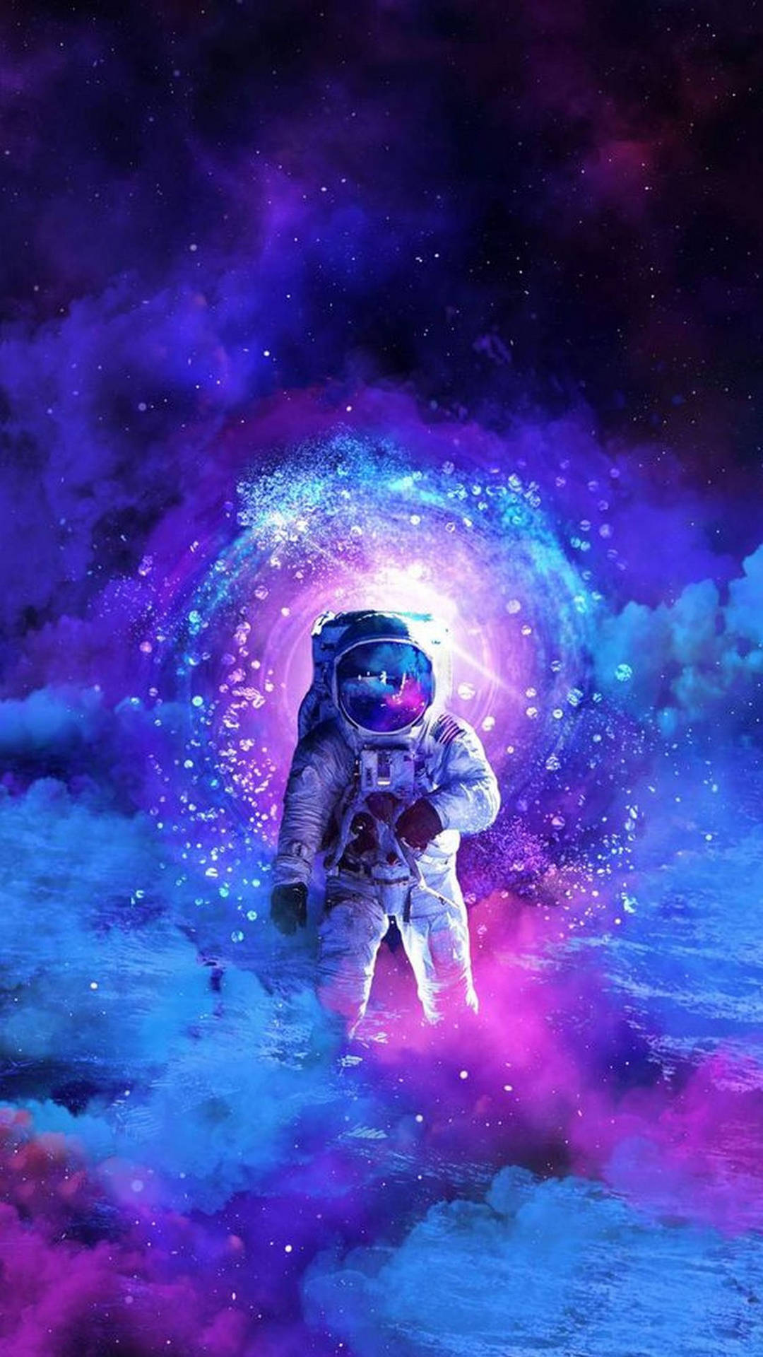 Trippy Astronaut Dope Iphone Background