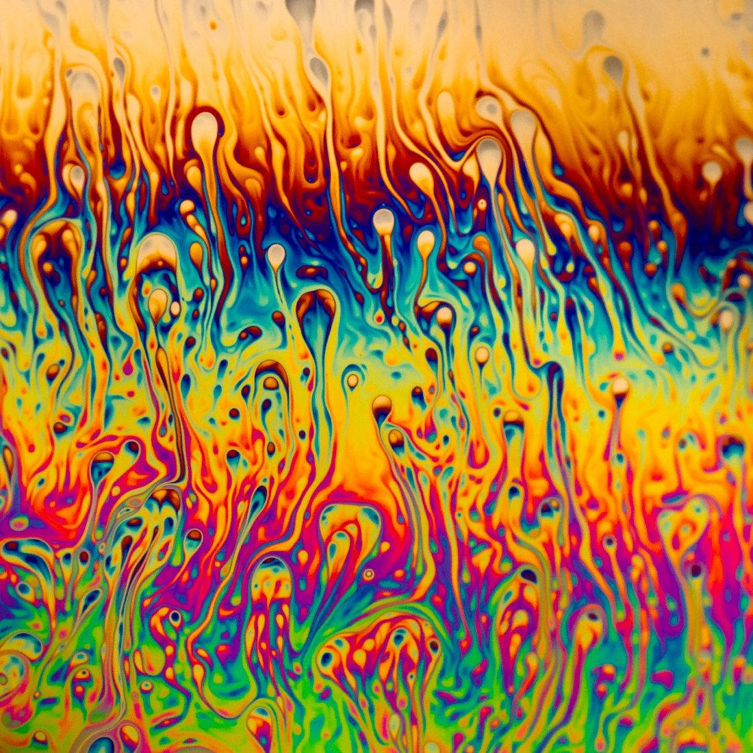 Trippy Colorful Oil Background
