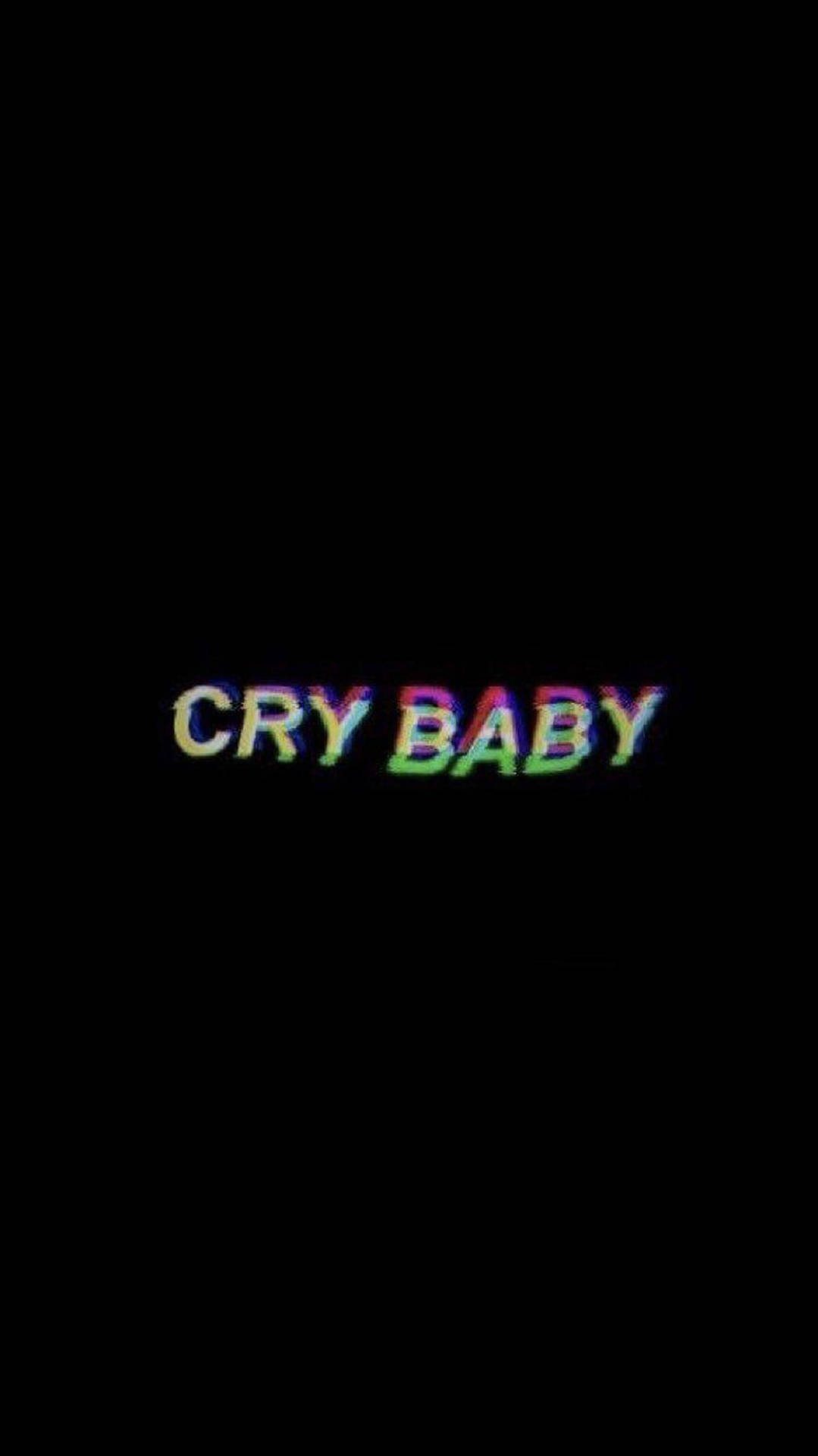 Trippy Dark Aesthetic Cry Baby