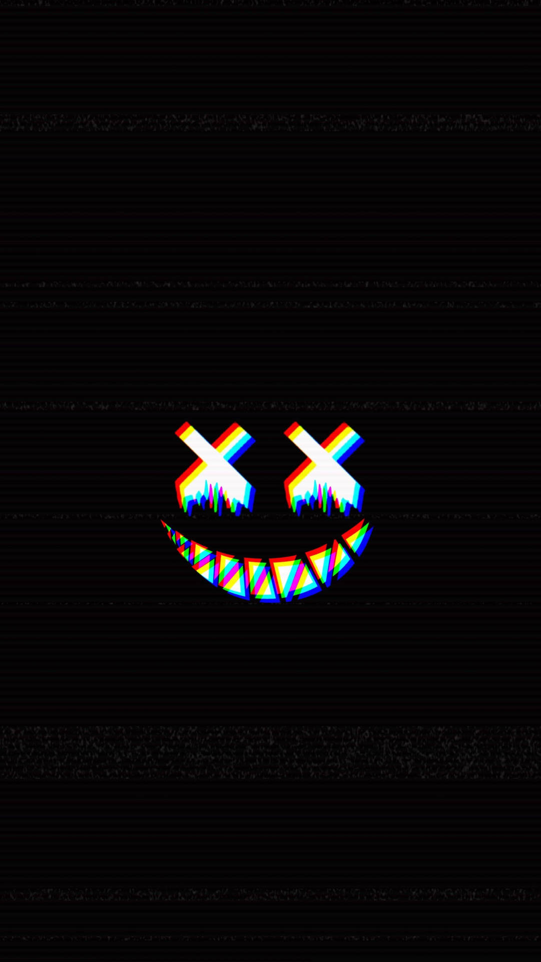 Trippy Dark Aesthetic Halloween Smile