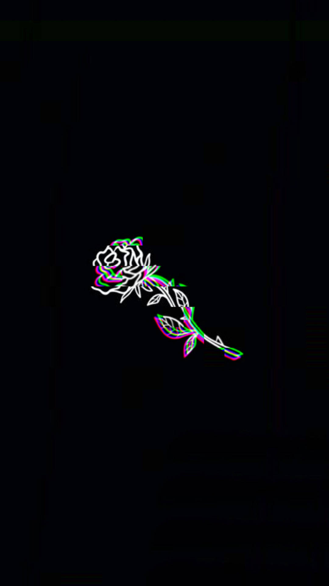 Trippy Dark Aesthetic Rose