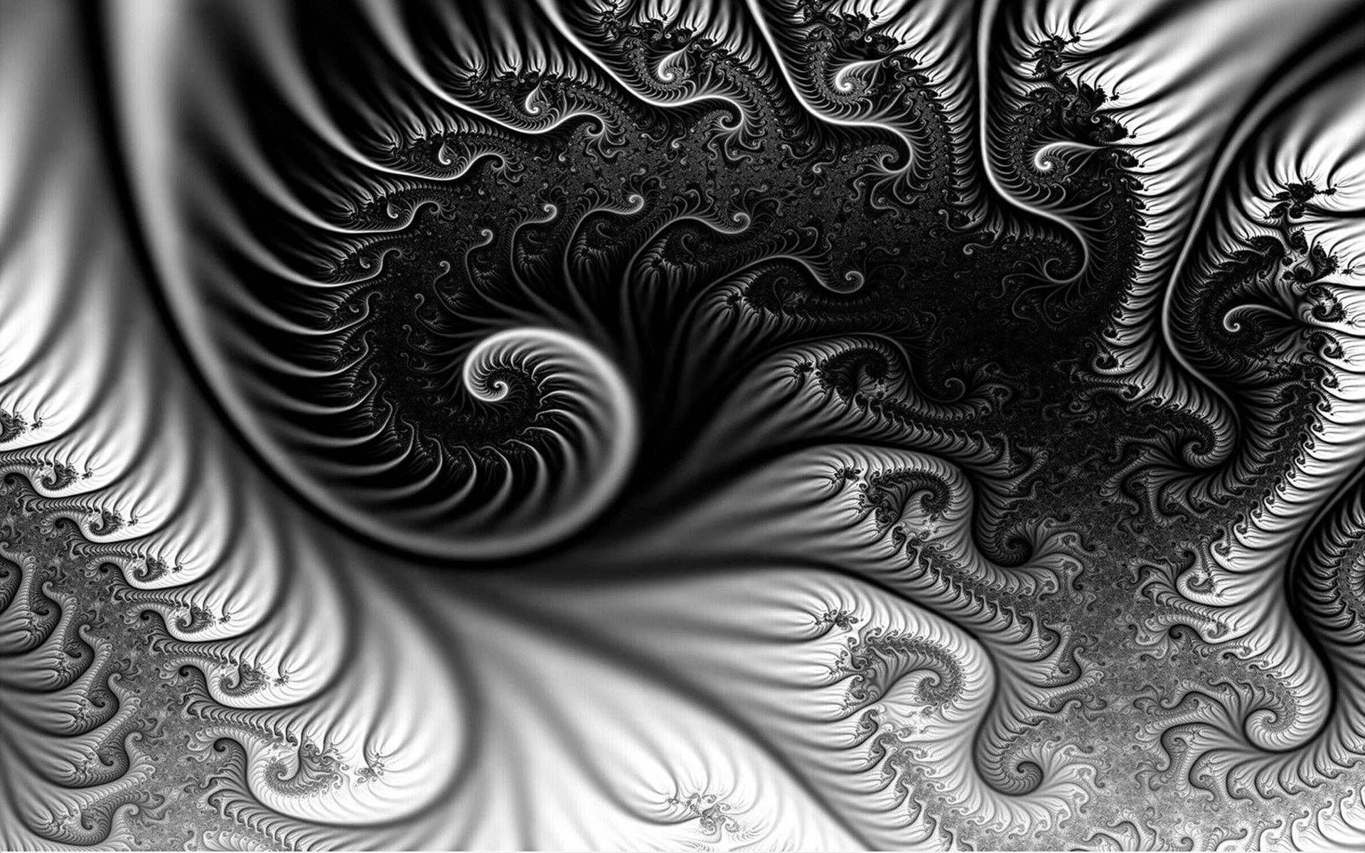 Trippy Dark Aesthetic Swirls Background