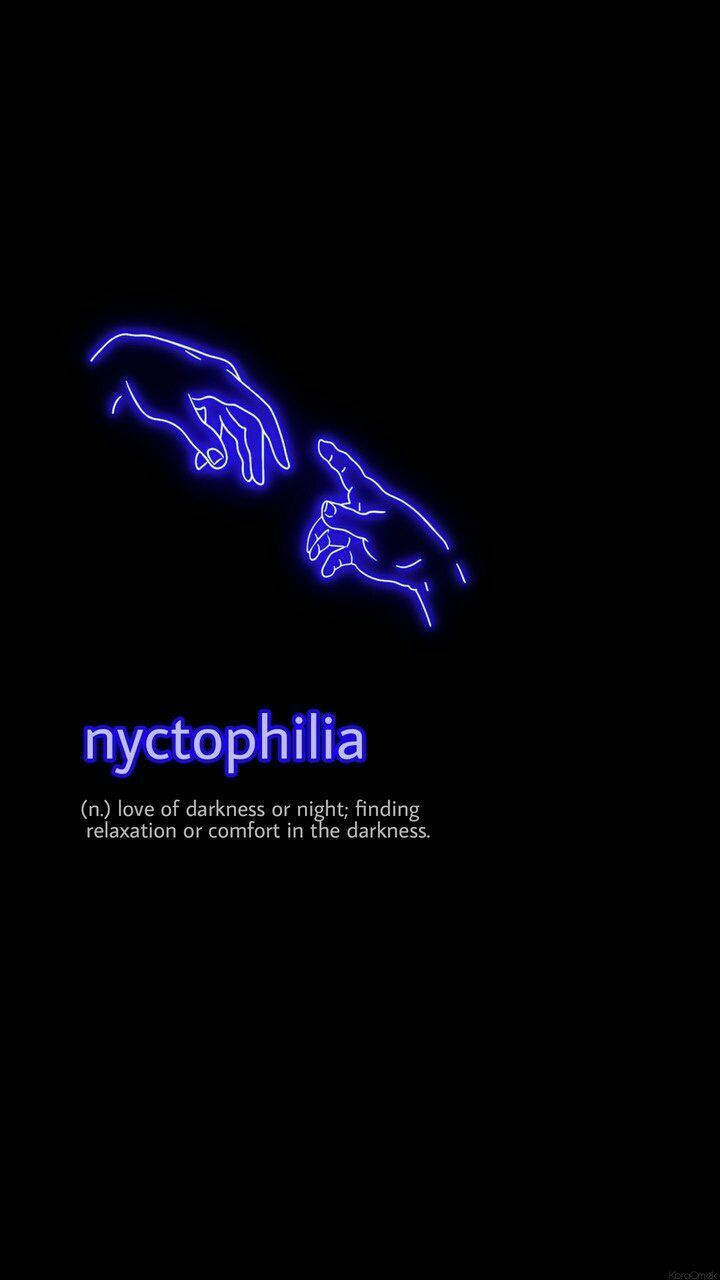 Trippy Dark Nyctophilia Hands Background