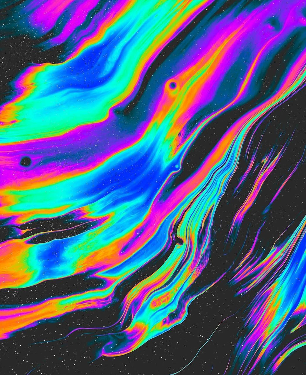 Trippy Dope Thermal Colors Background