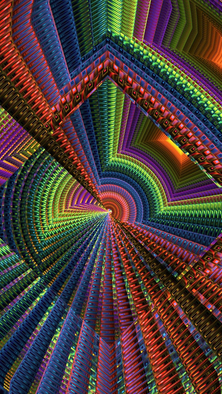 Trippy Iphone 6s Live Background Background