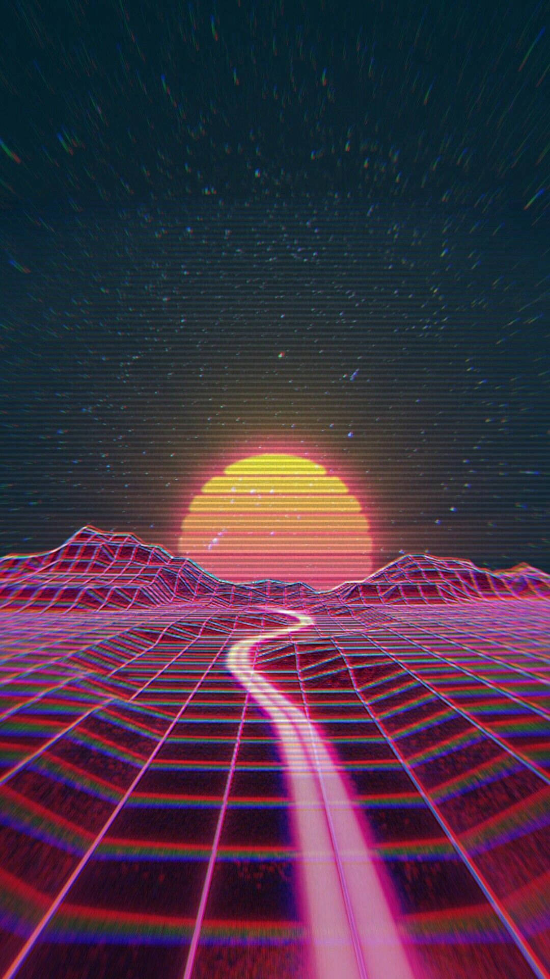 Trippy Lo Fi Iphone Background