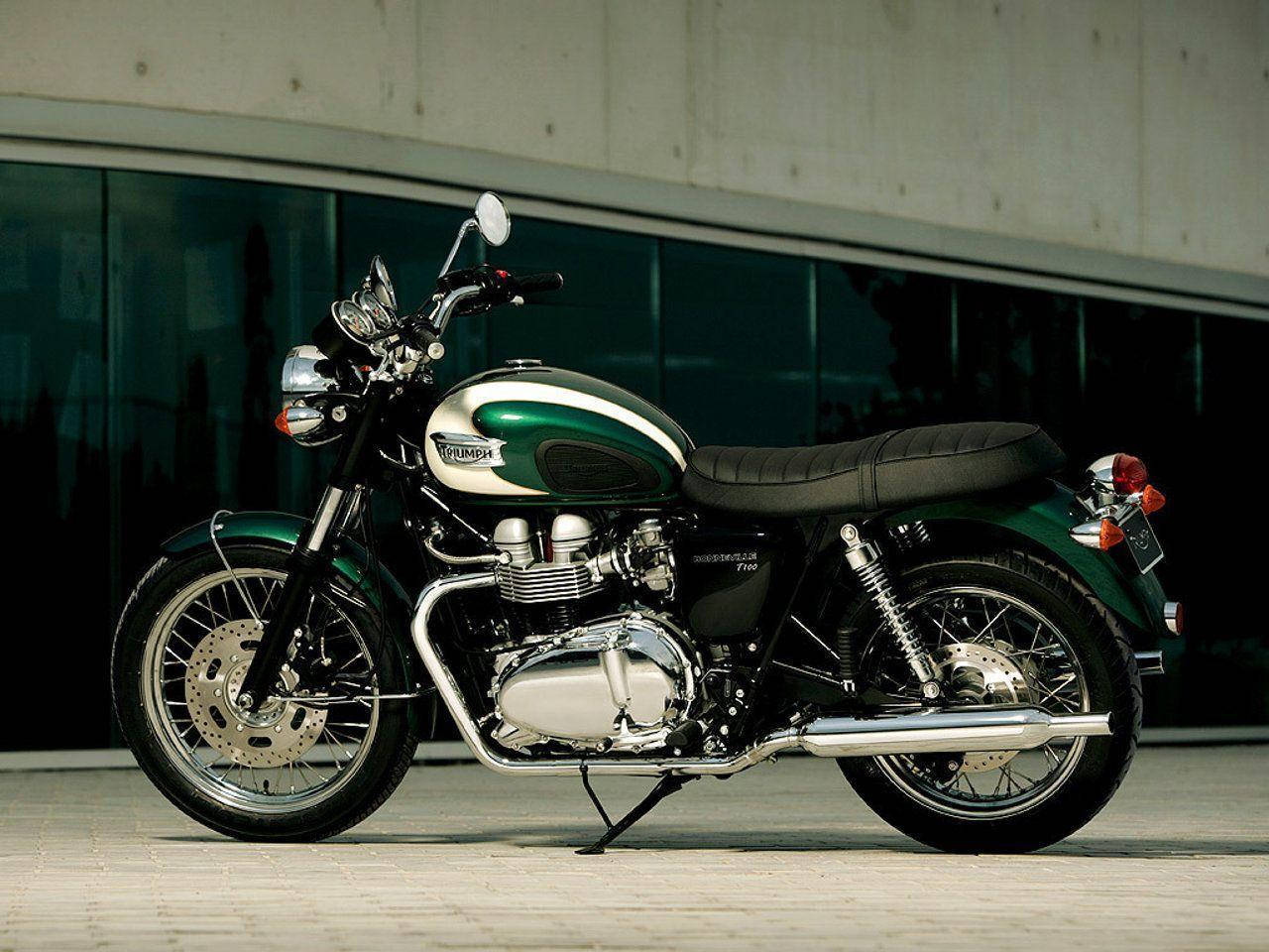 Triumph Bonneville 2008 T100 Green