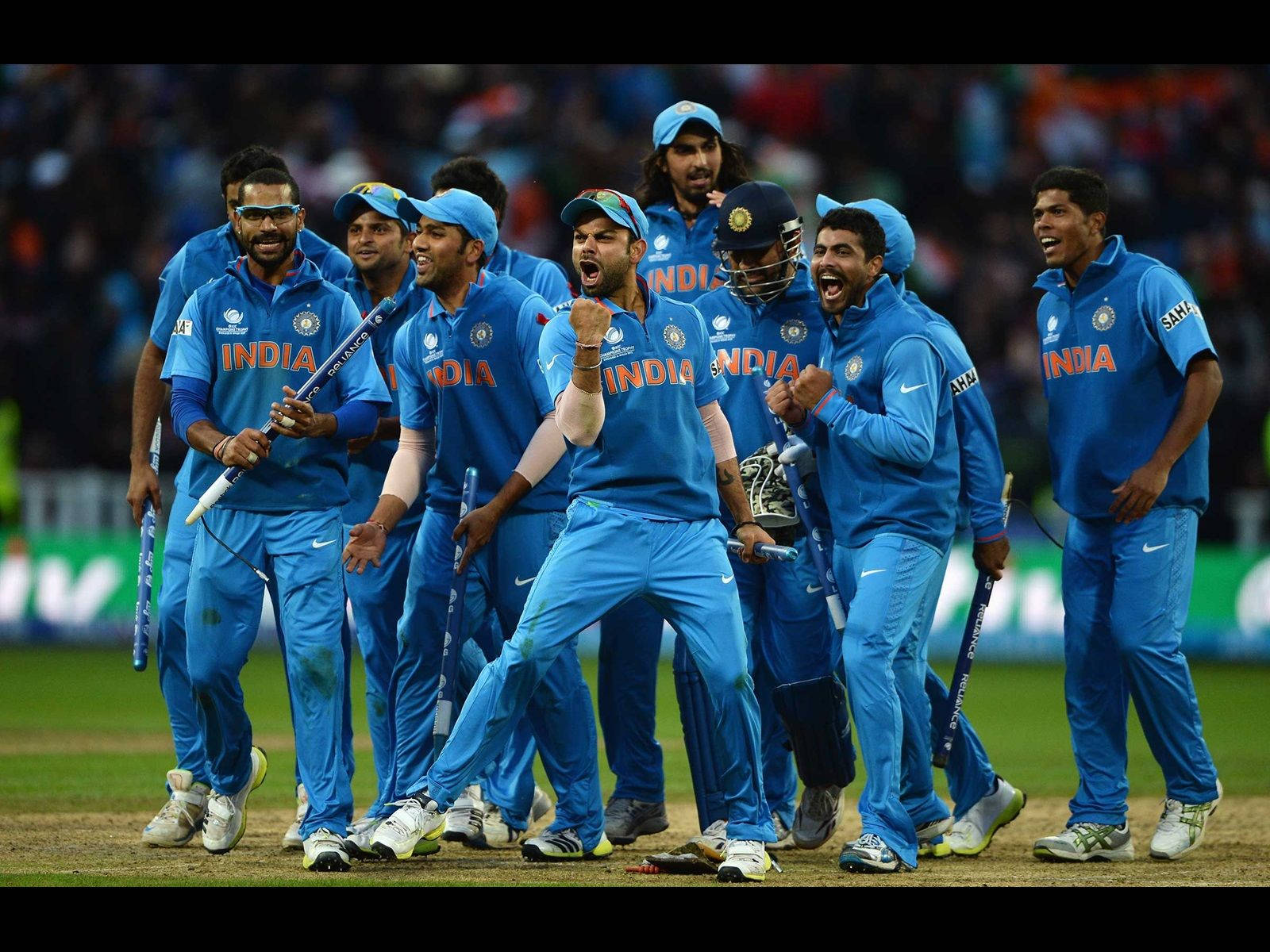 Triumph Of The Indian Cricket Team Background