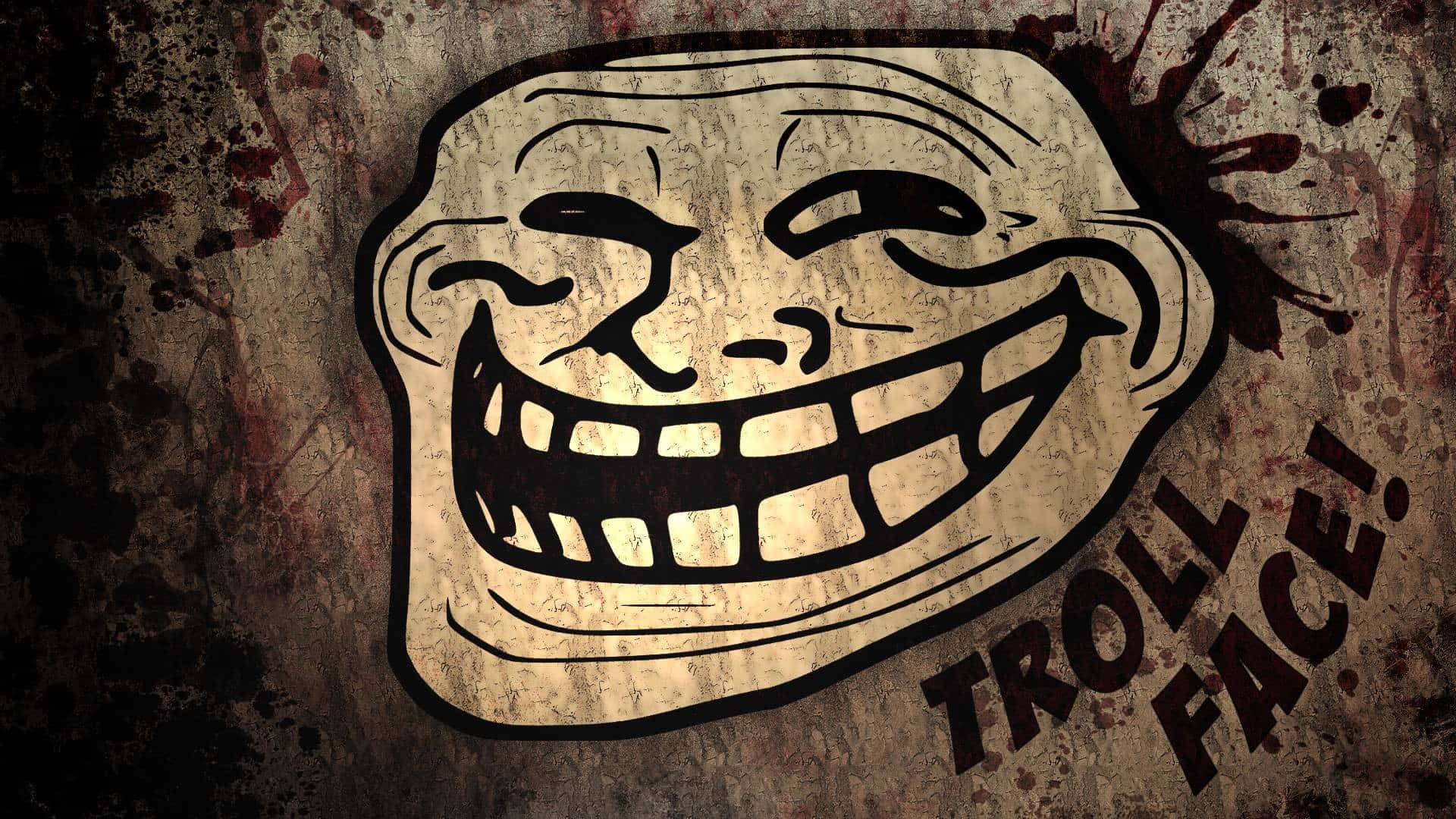 Troll Face Meme Desktop Background