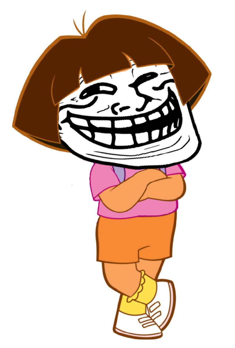 Troll X Dora Meme Pfp Background