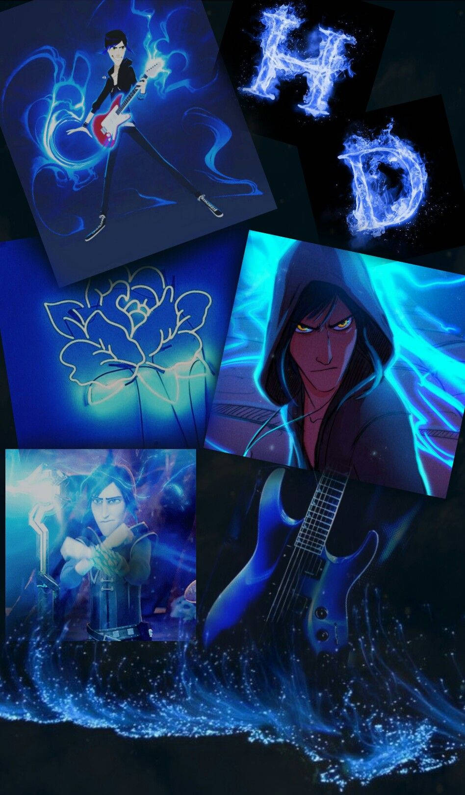 Trollhunters Tales Of Arcadia Douxie Collage Background