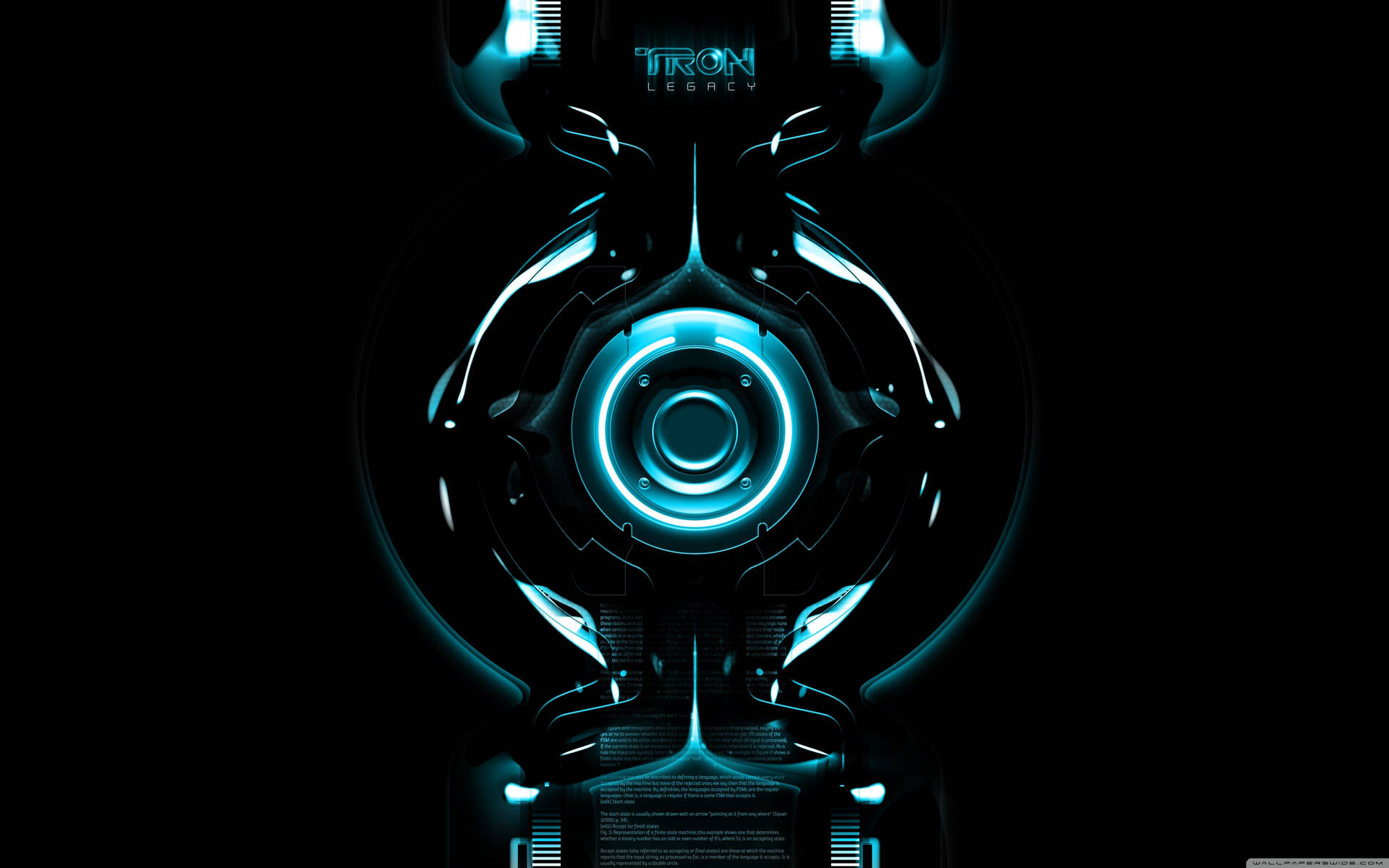 Tron Dark Lapis Background