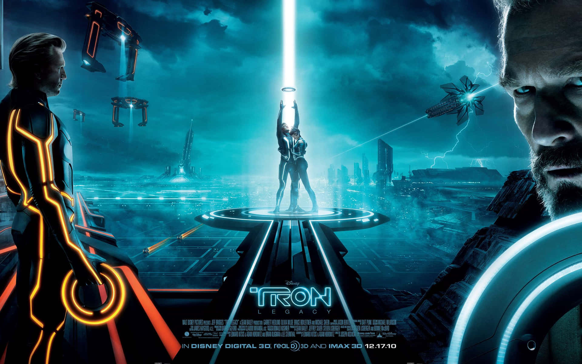 Tron Disney Movie Poster 4k