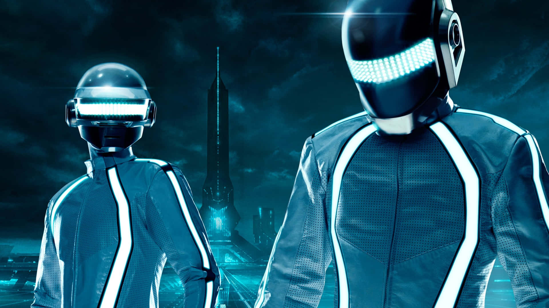 Tron Motorcycle Suit 4k Background