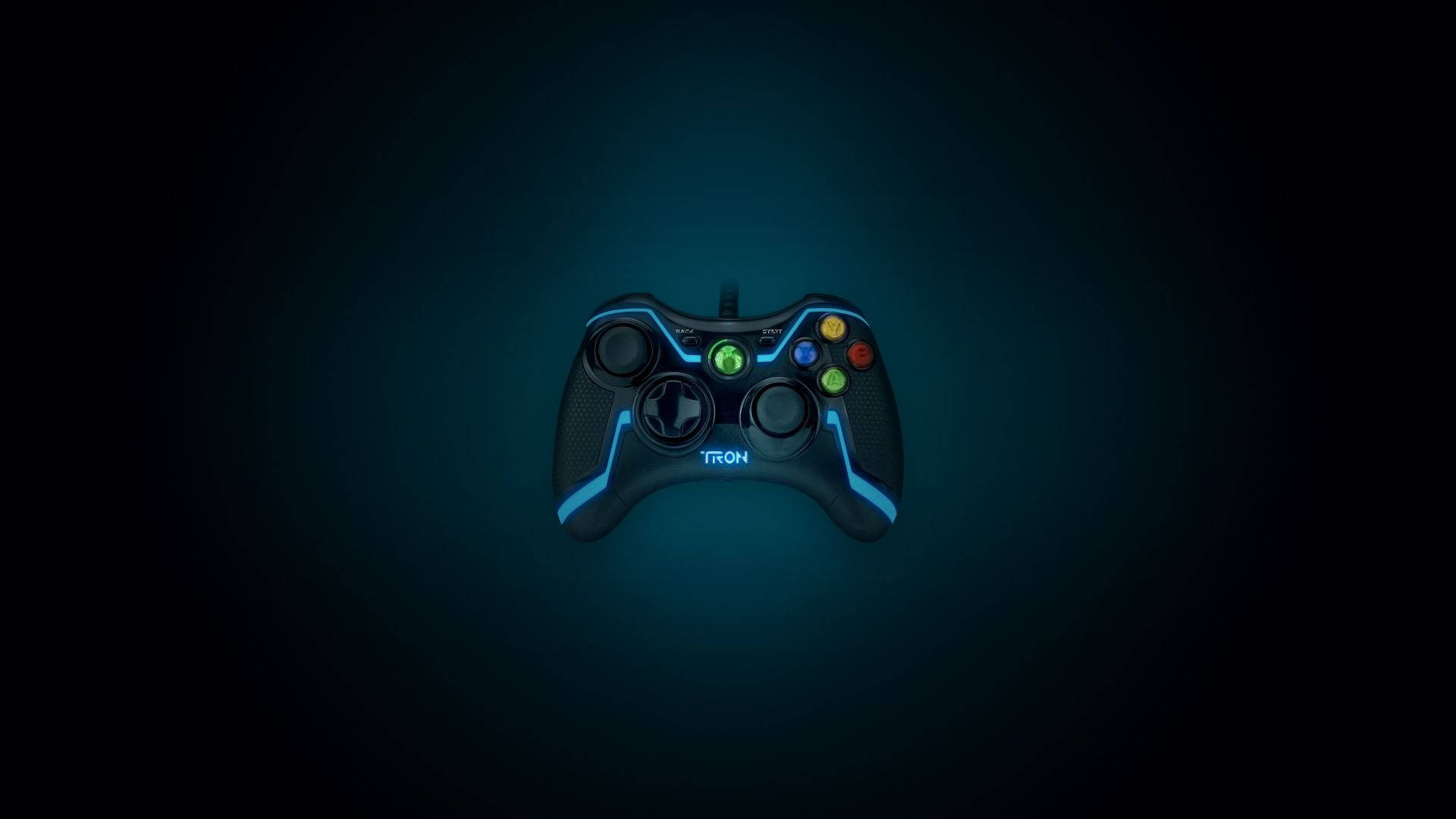 Tron Xbox Console Controller Background