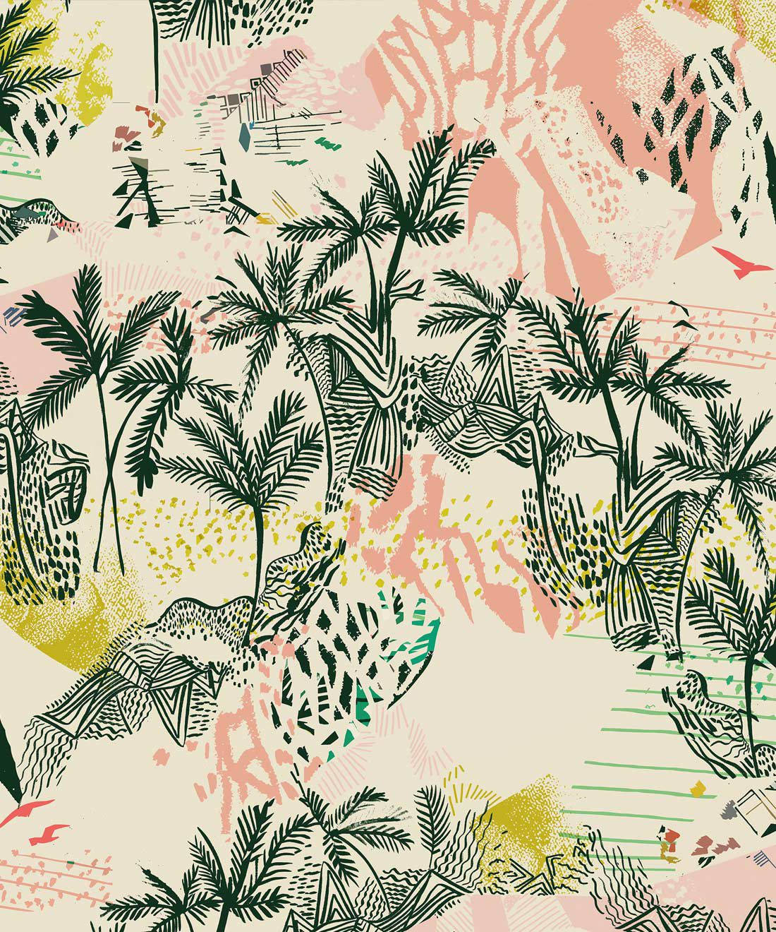Tropical Boho Image Background