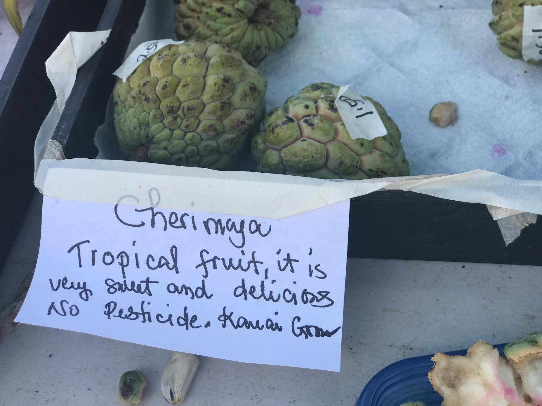 Tropical Cherimoya Fruit Note