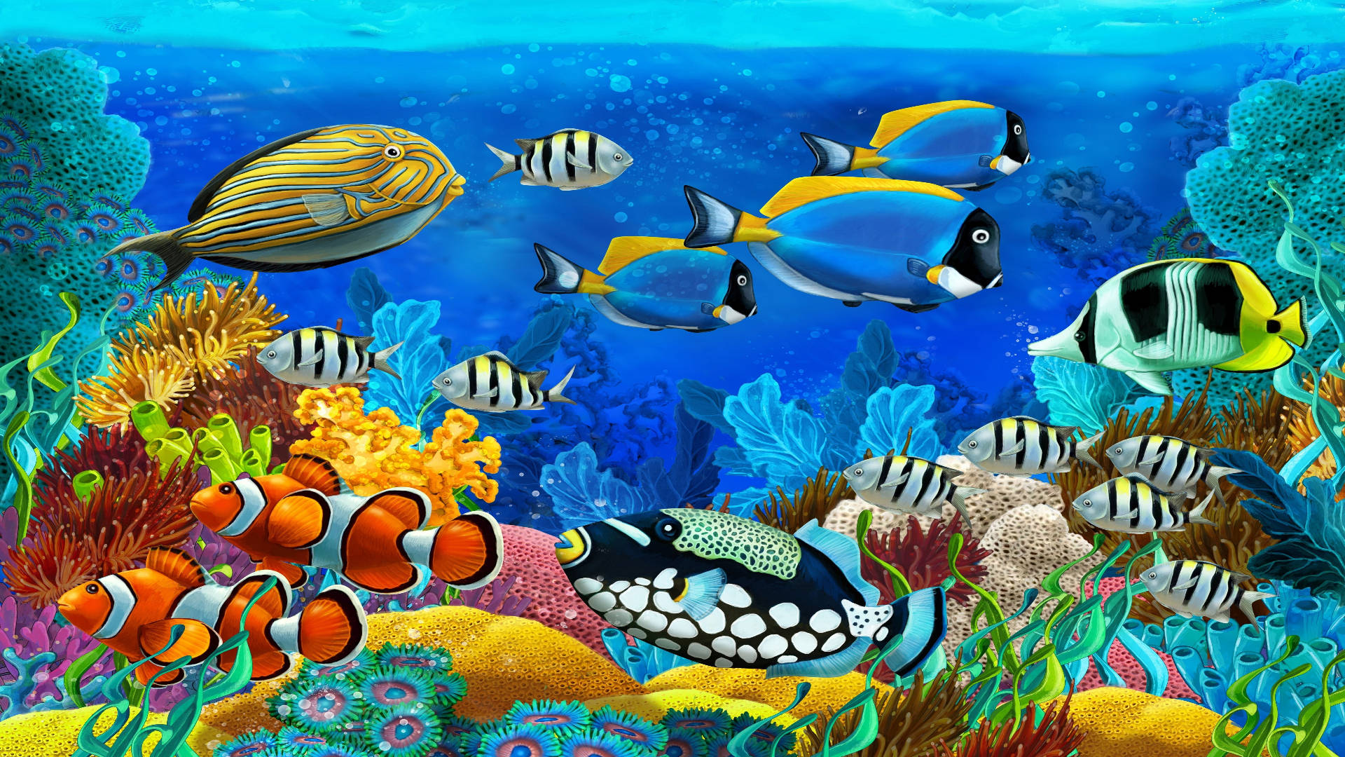 Tropical Fish Drawing