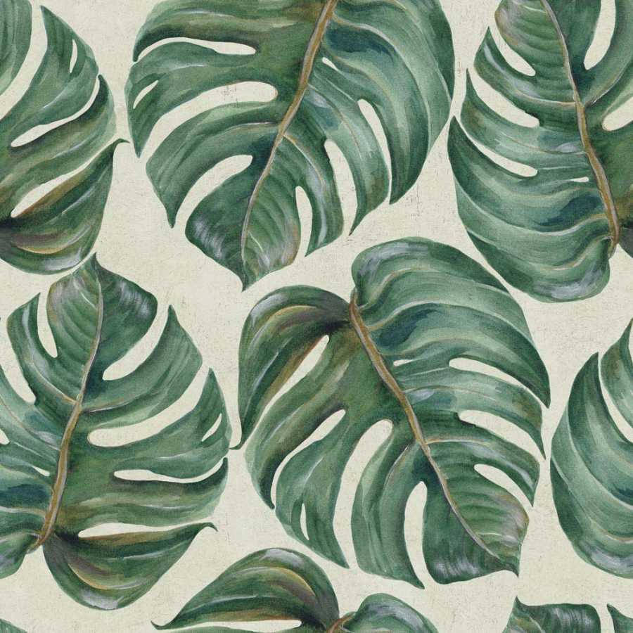 Tropical Green Leaf Background