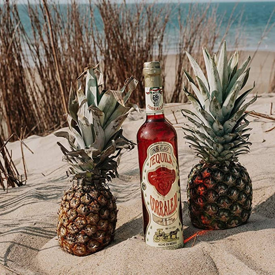 Tropical Liquor Corralejo Anejo Tequila Background