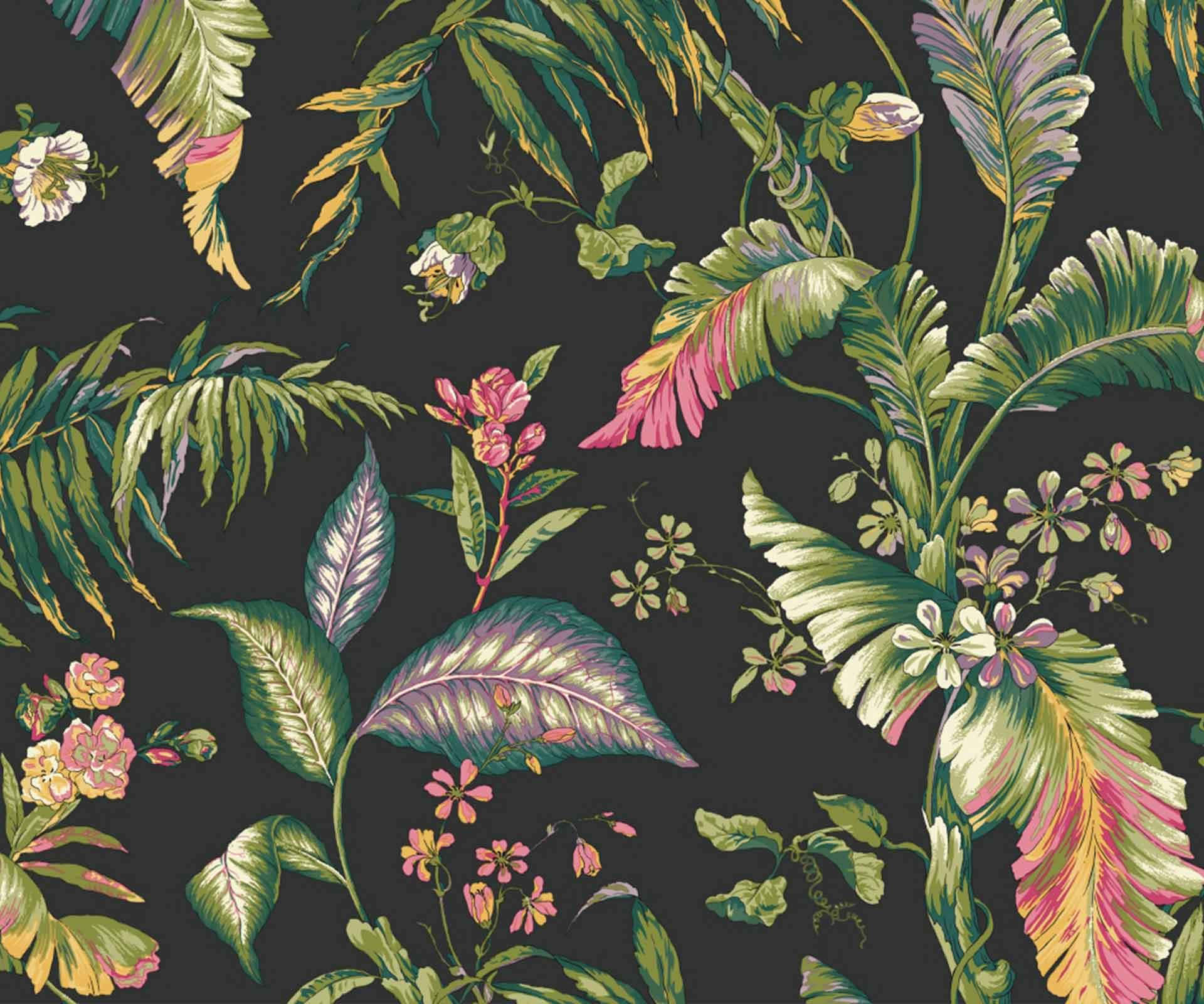 Tropical Plants Aesthetic Desktop Background Background