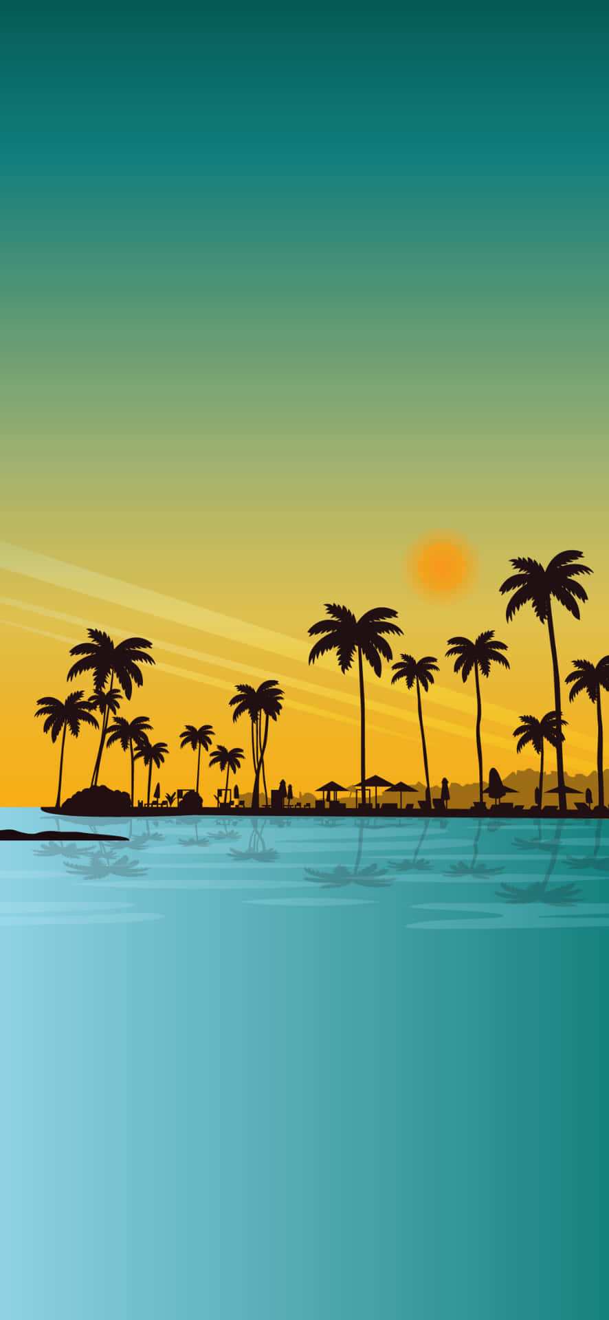 Tropical Themed Background Image