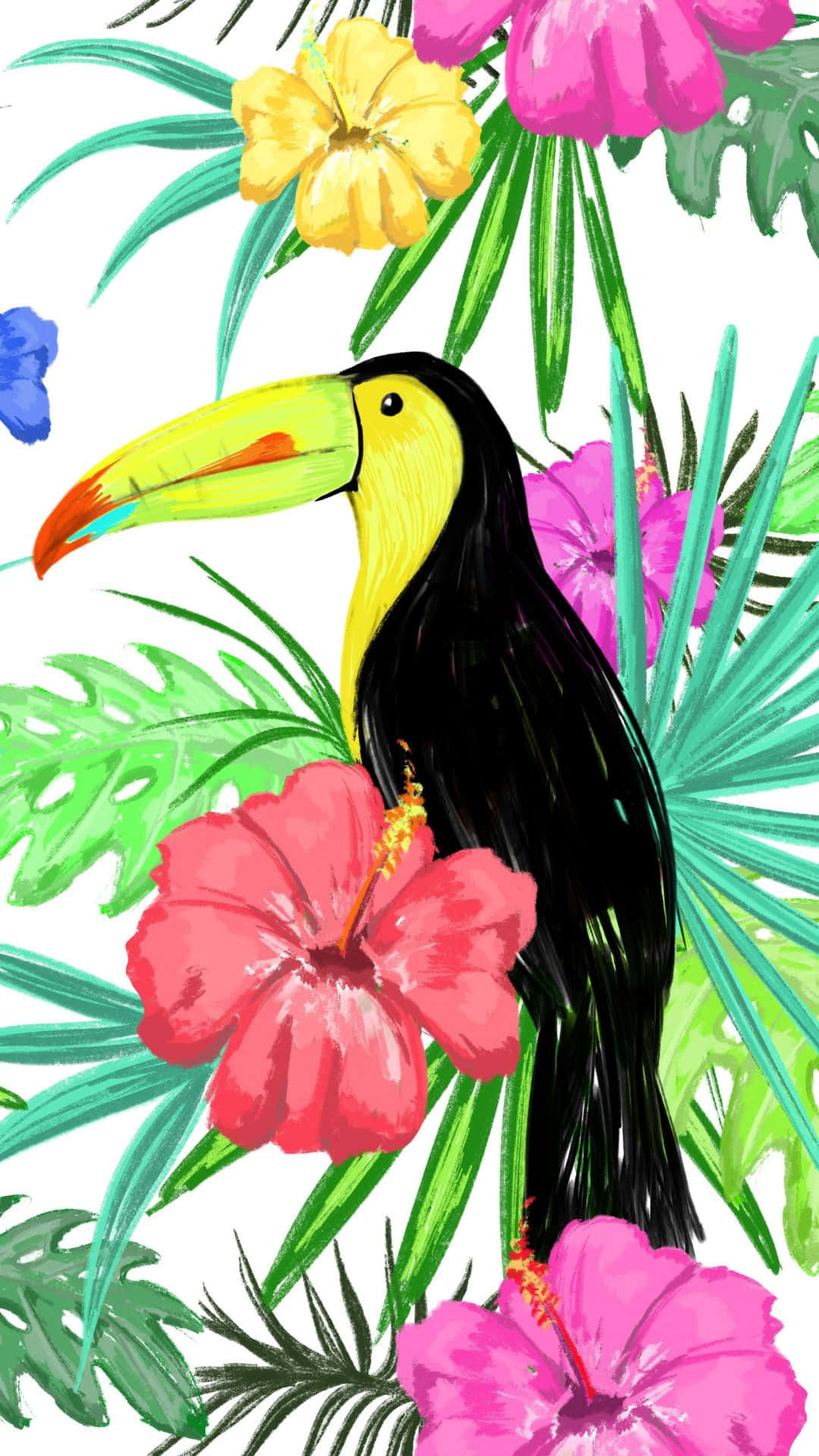 Tropical_ Toucan_ Amidst_ Flowers.jpg Background