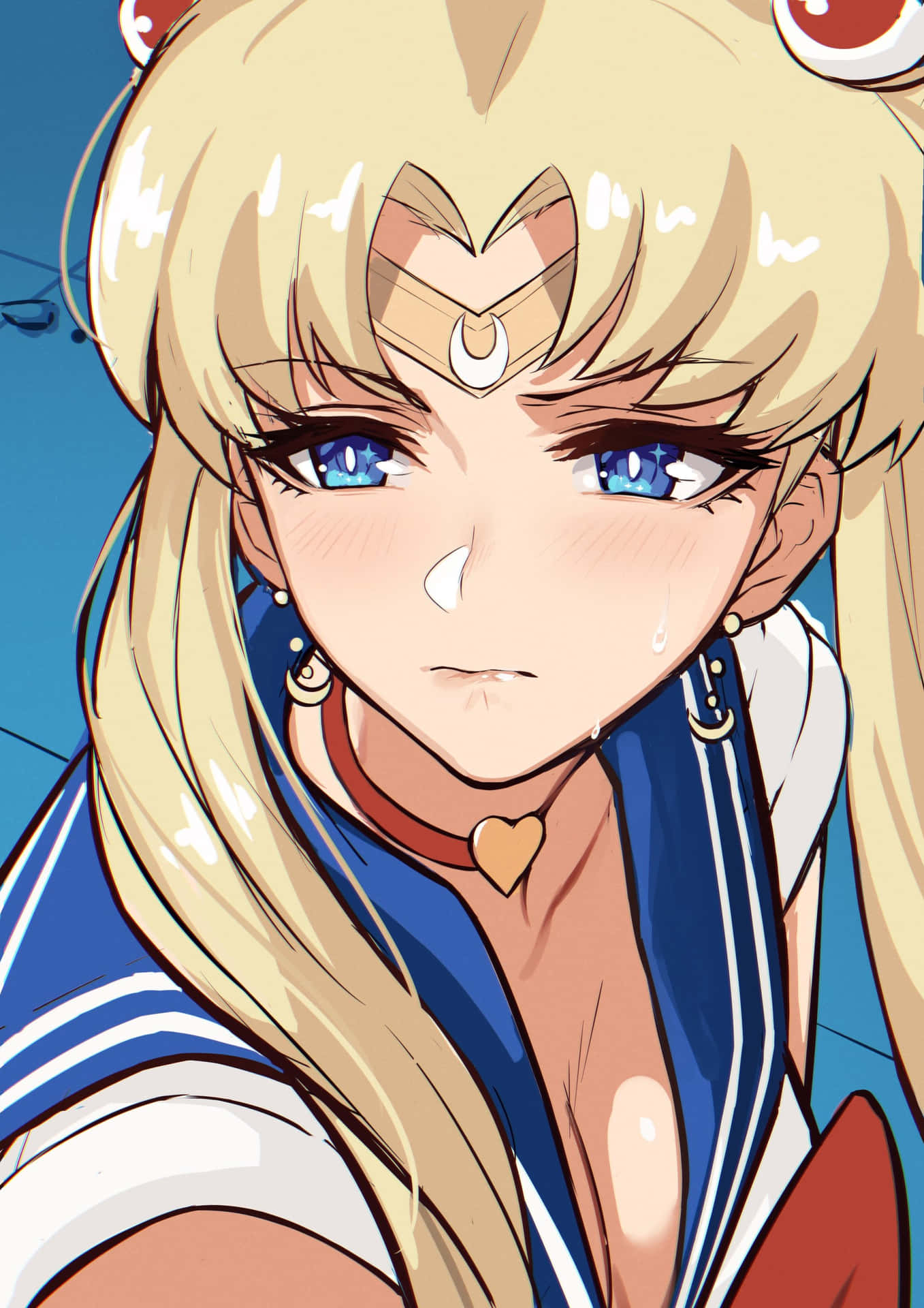 Troubled Sailor Moon Pfp Background