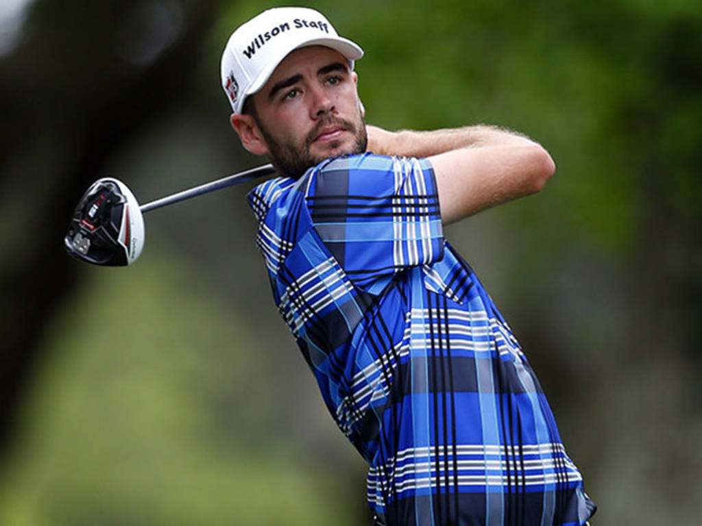 Troy Merritt Blue Plaid Shirt