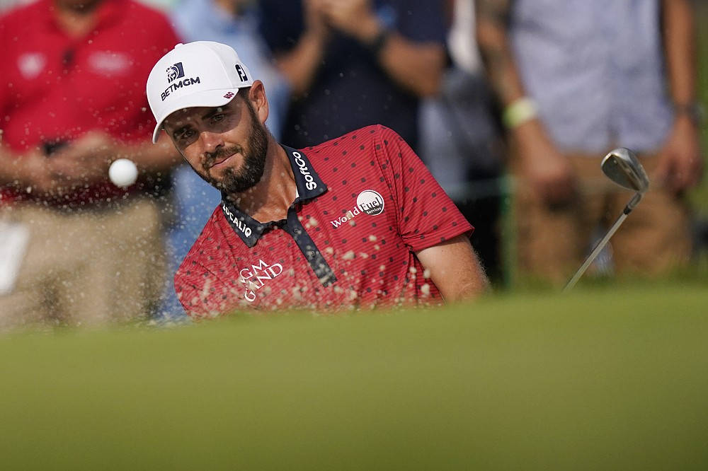 Troy Merritt In Action On The Golf Course Background