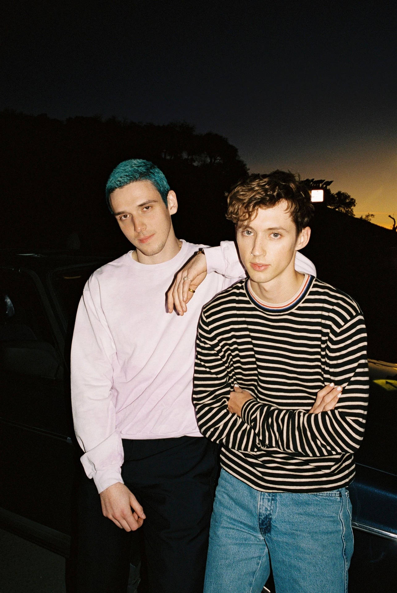 Troye Sivan And Lauv Posing In A Candid Shot For Their Hit Collaboration, 