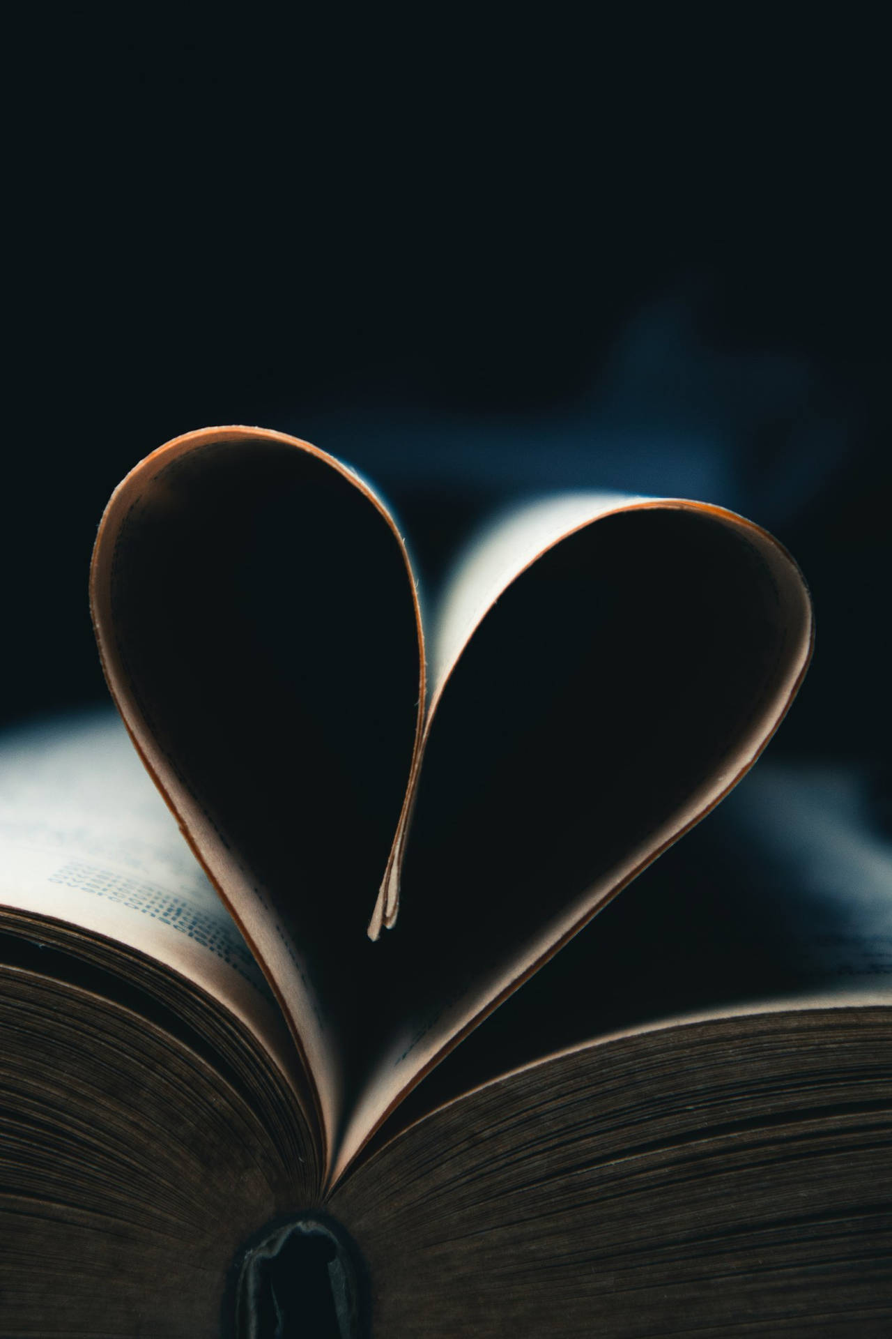 True Love Book Heart Background