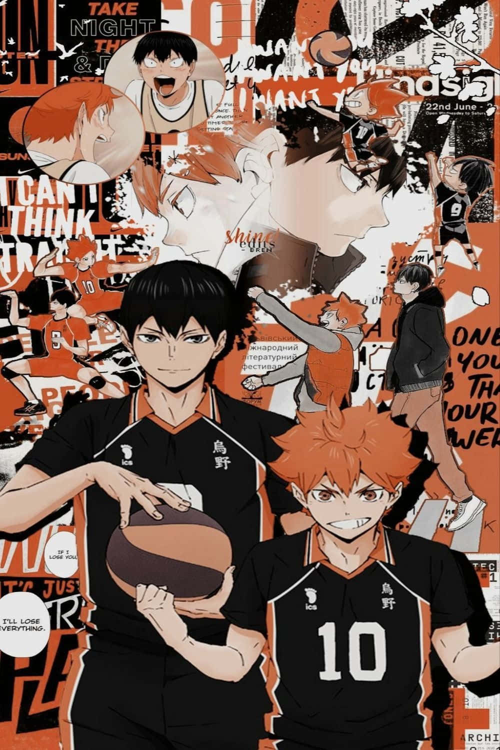 Truer Words Have Never Been Spoken For Haikyuu Anime Fans—“iphone's The Way To Go!” Background