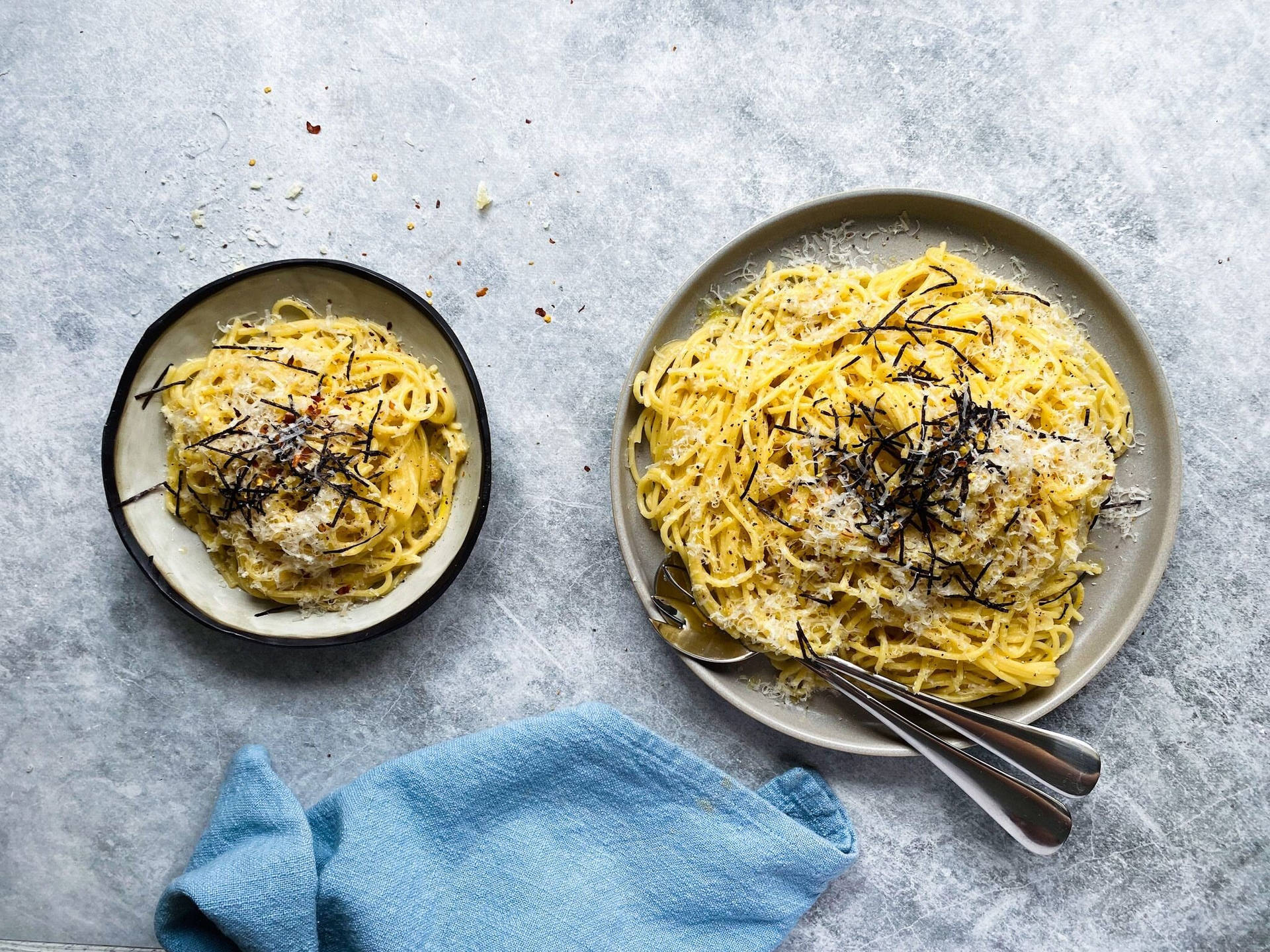 Truffle Cacio E Pepe Background