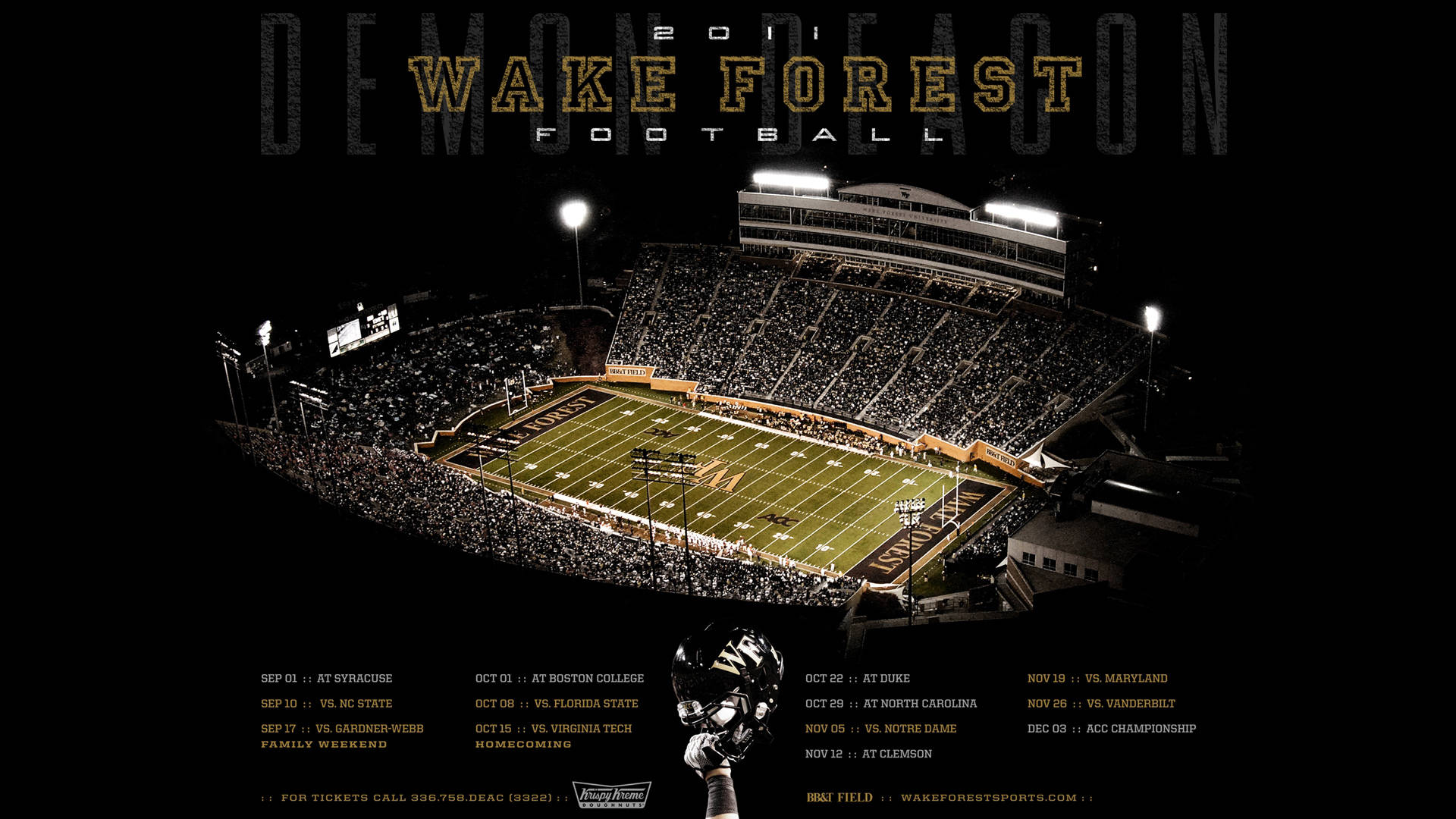 Truist Field Wake Forest University Background