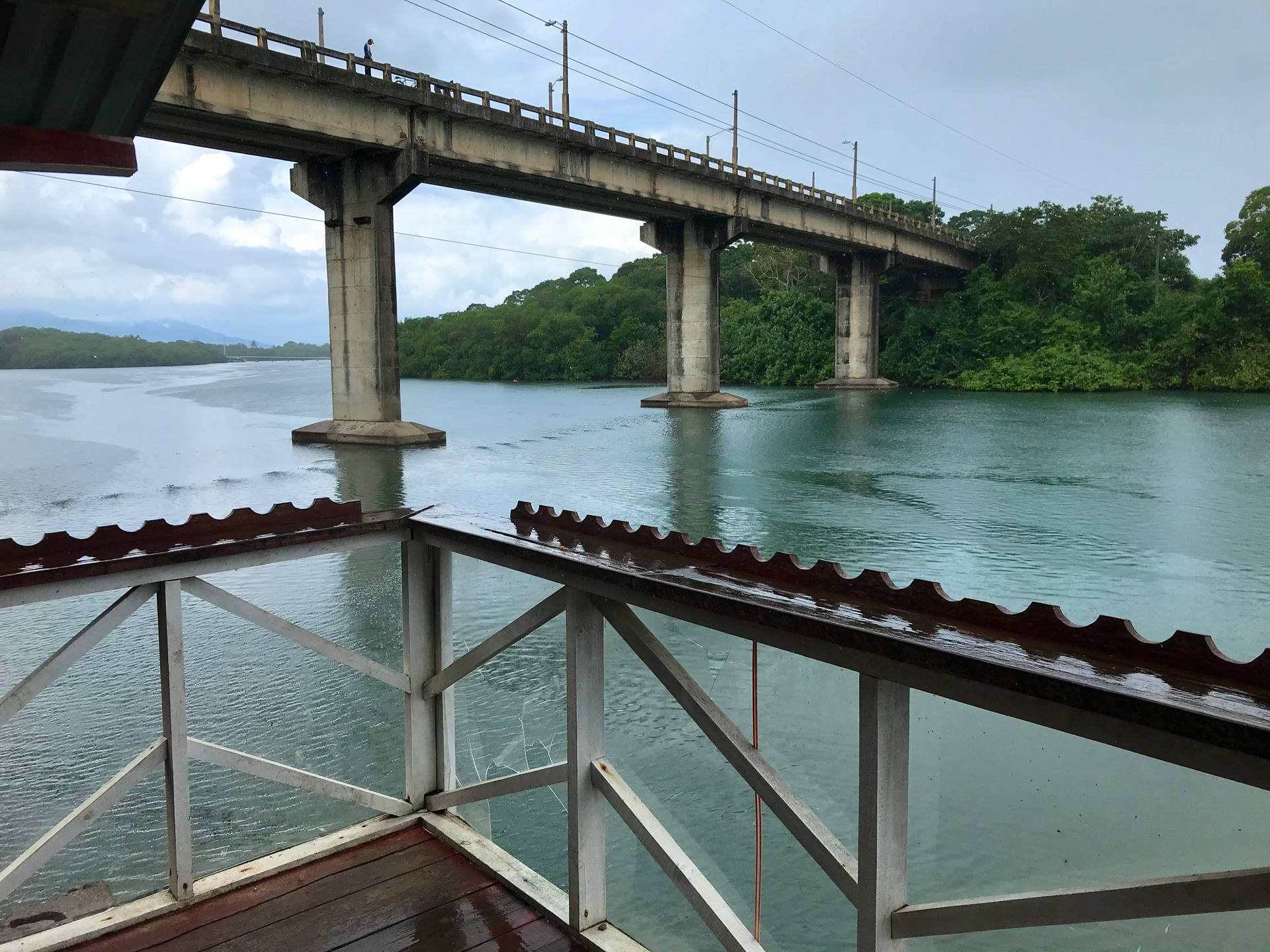 Trujillo Bridge In Honduras Background