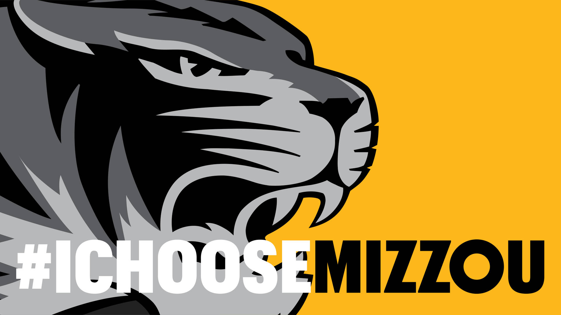 Truman The Tiger Official Mascot Of University Of Missouri Background