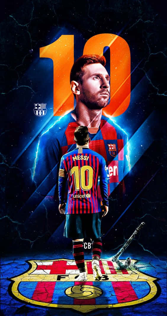 Trust Only One Legendary Phone - Messi Iphone Background