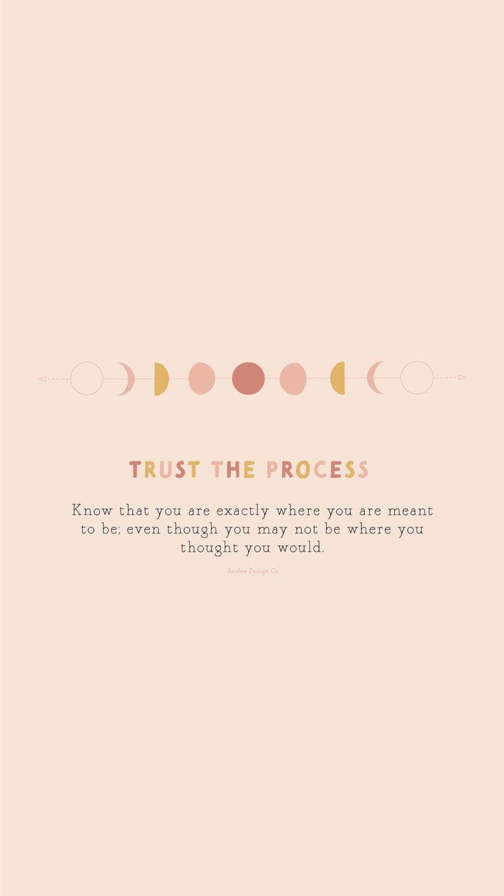 Trust Quote Moon Phases Background