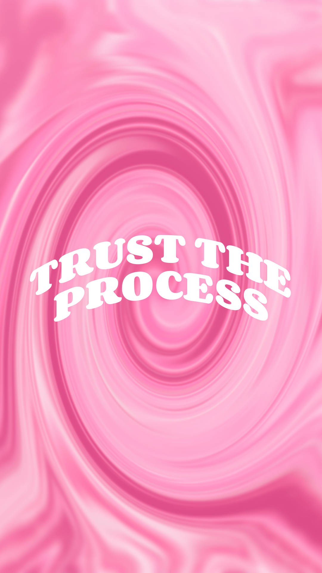 Trust The Process Pastel Minimalist Background