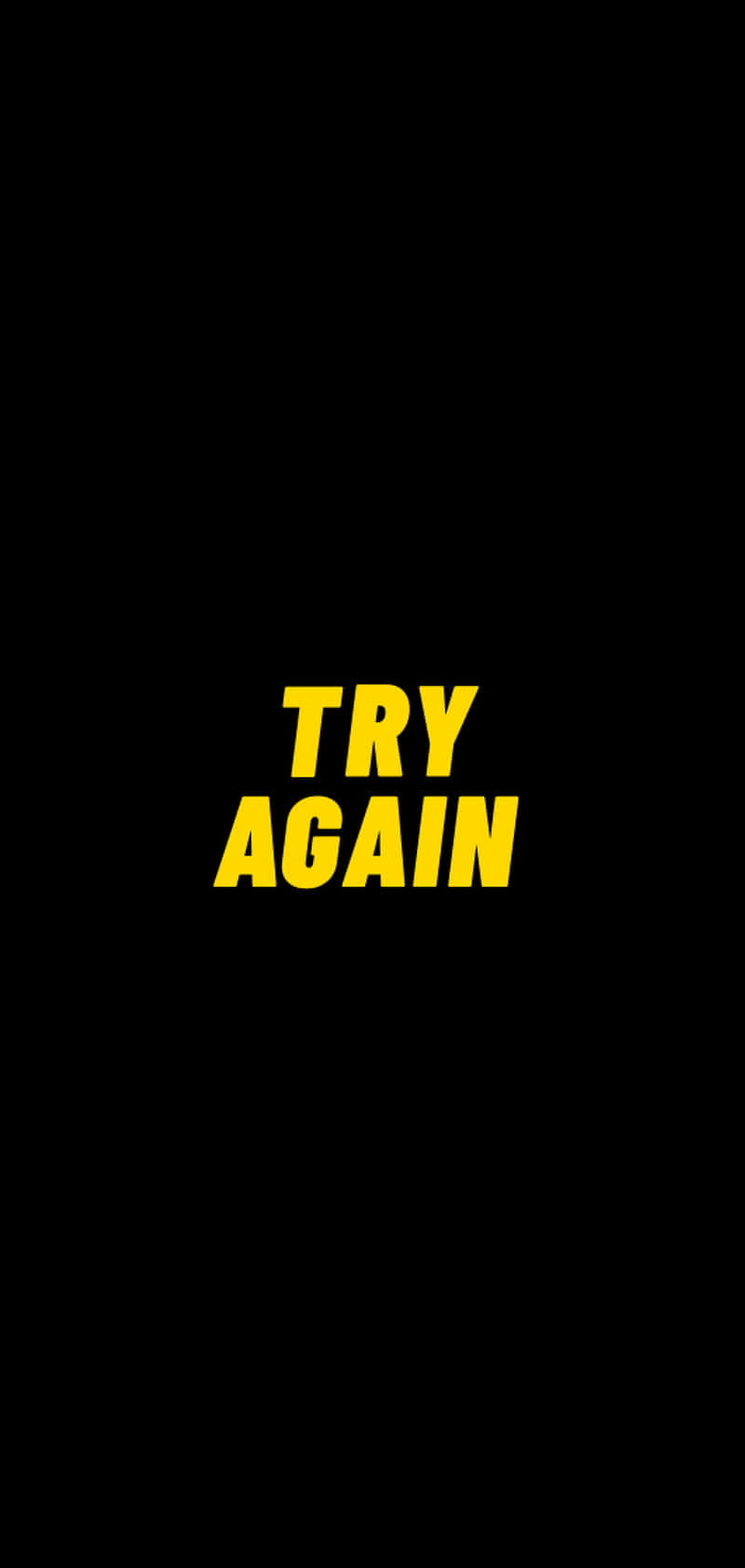 Try Again Motivational Graphic