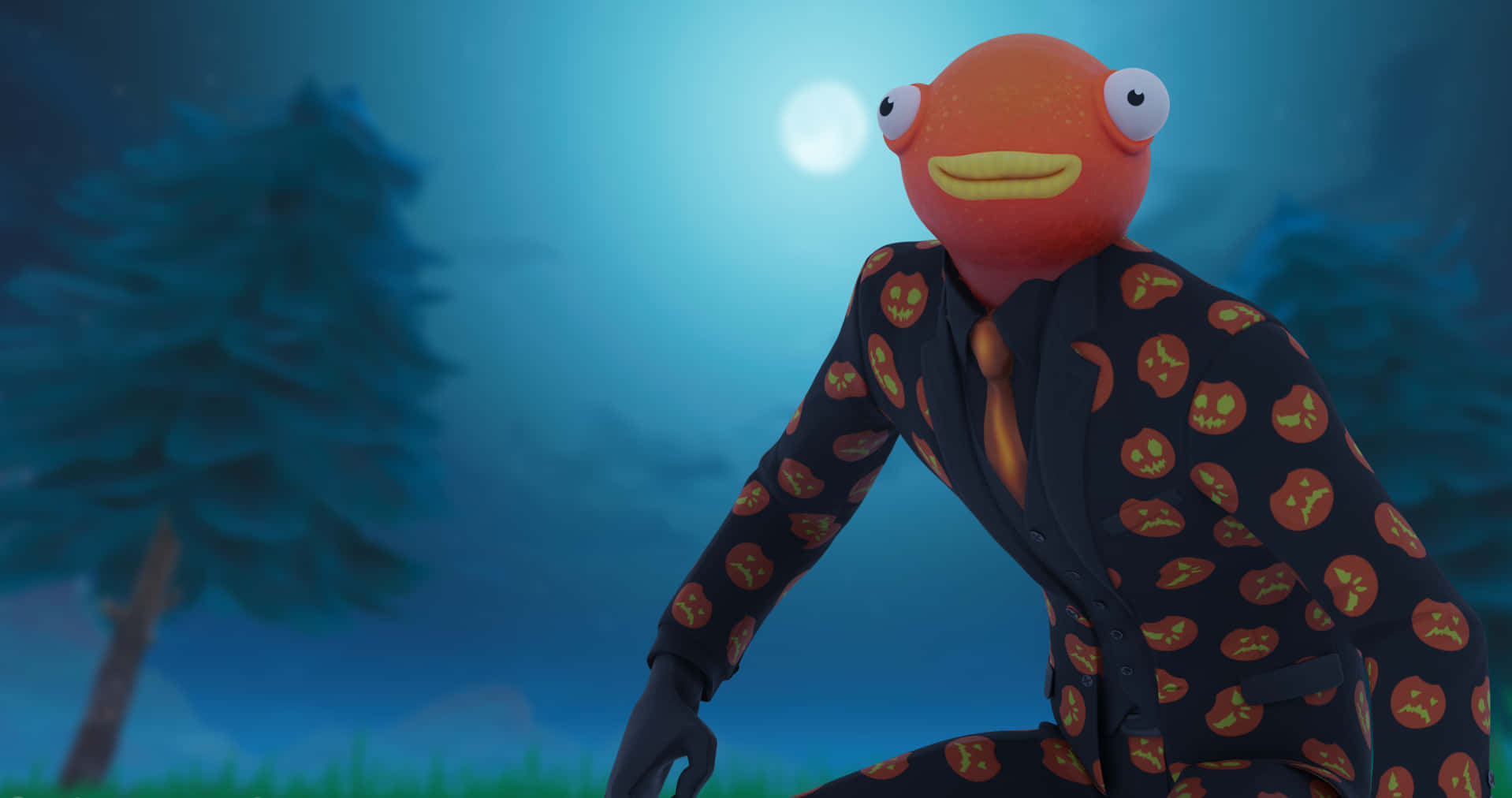 Try Out The Cool New Fishstick Character In The Fun And Popular Fortnite Game! Background