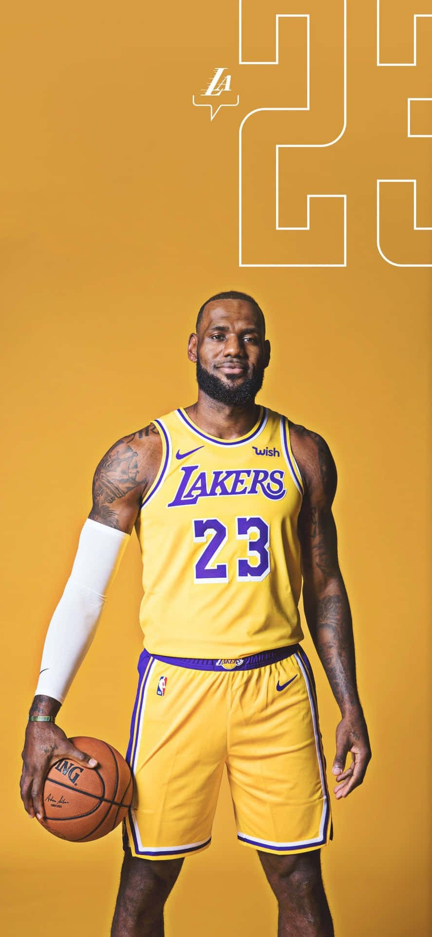 Try Out The New Iphone Co-designed By Lebron James. Background